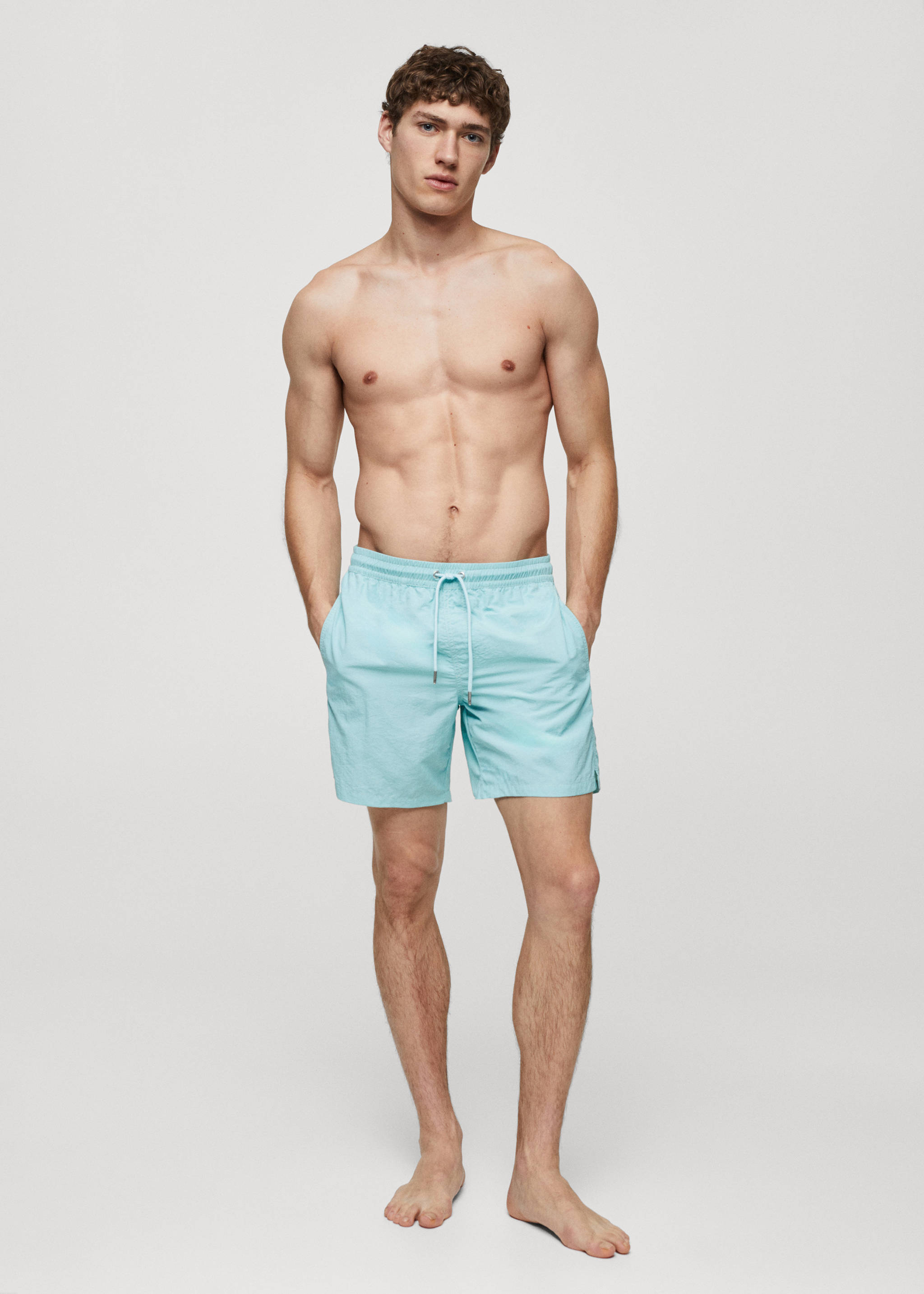 Basic drawstring swimsuit - Details of the article 4