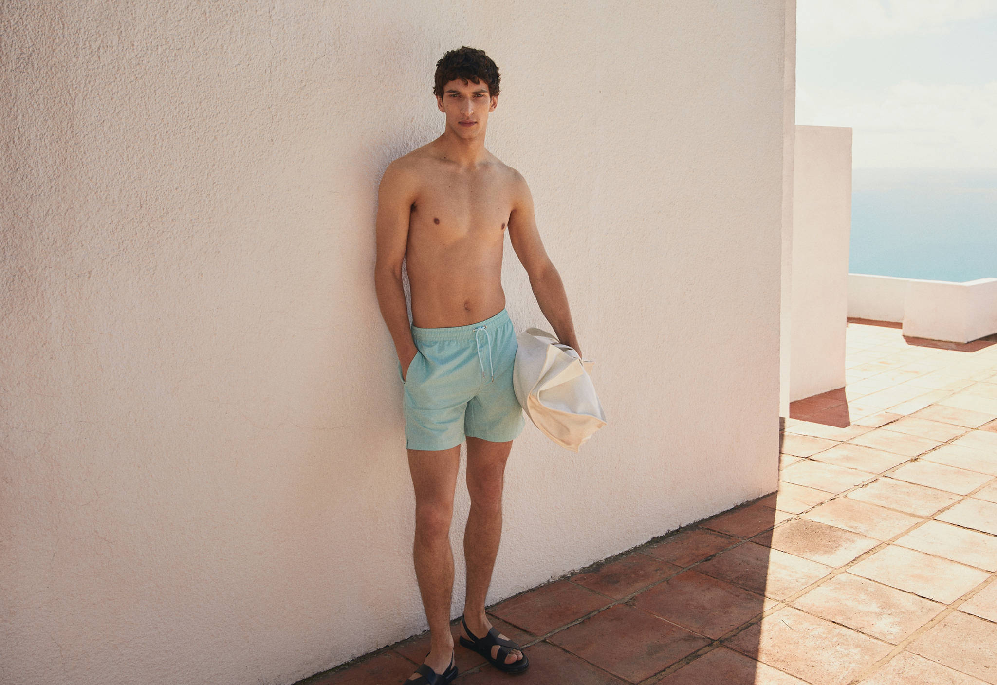 Basic drawstring swimsuit - Panoramic plane