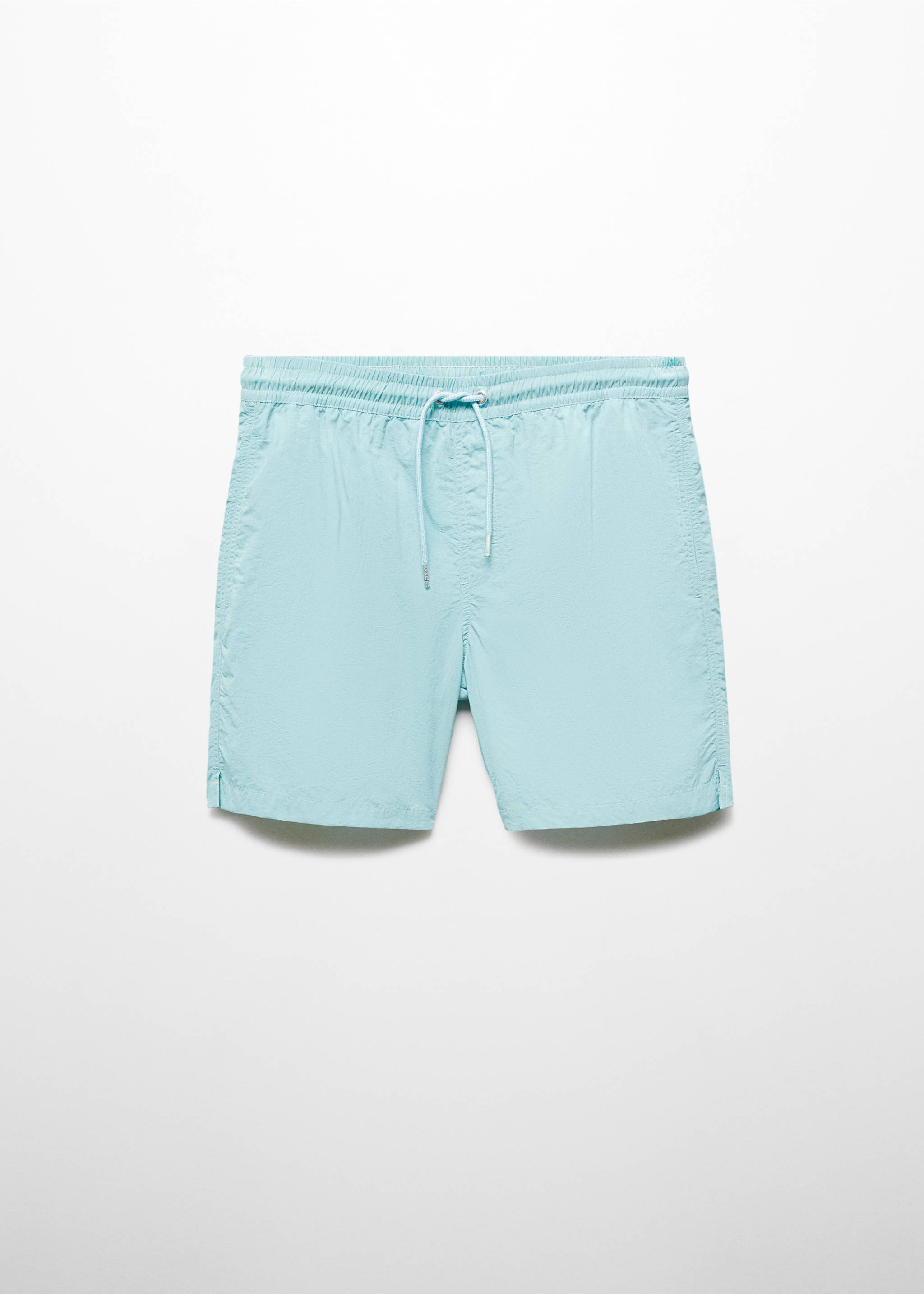 Basic-Badeshorts mit Kordelzug - Artikel ohne Model, Wassergrün. Ref: 67065979-00.