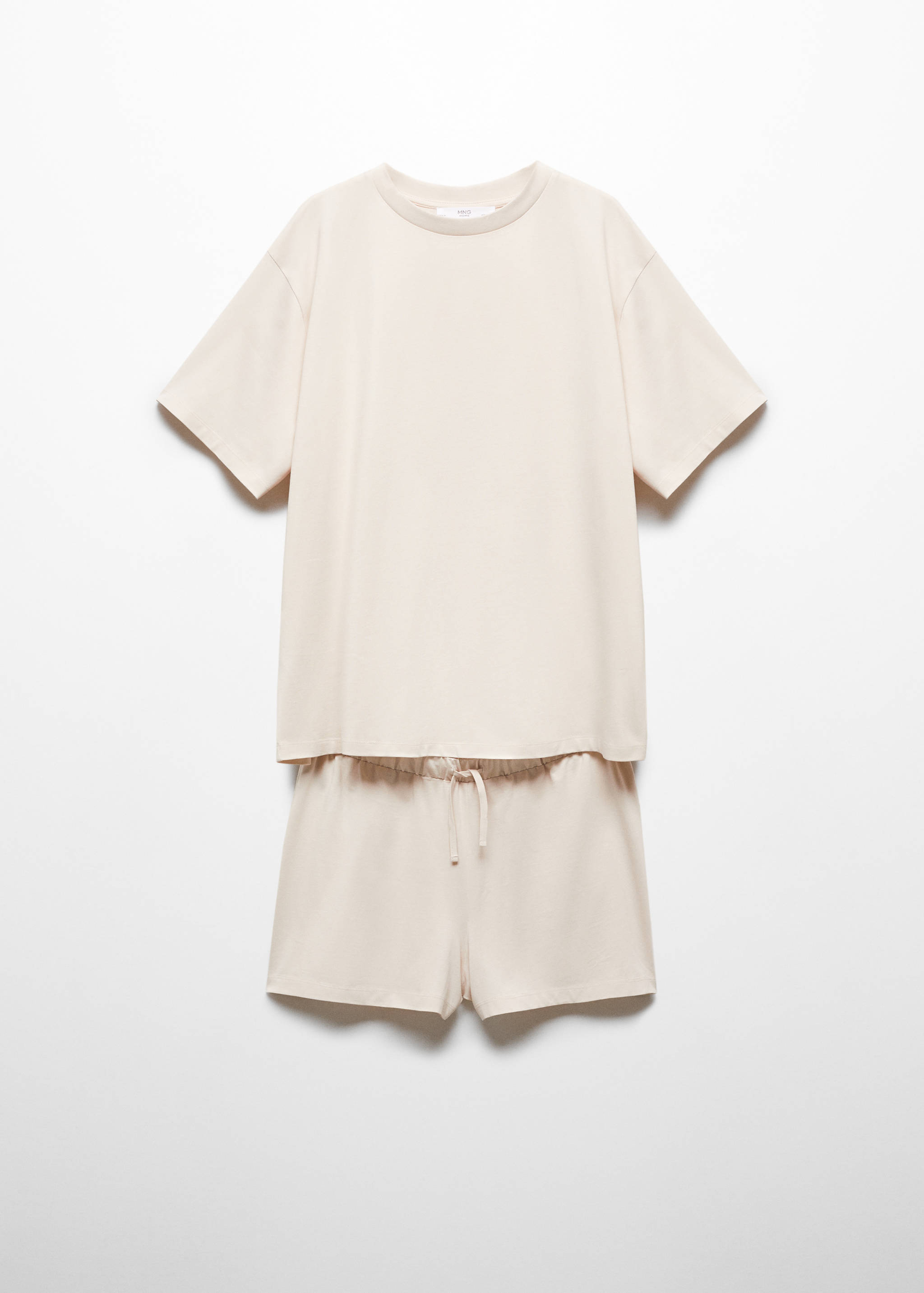 Short two-piece cotton pyjamas - Article without model