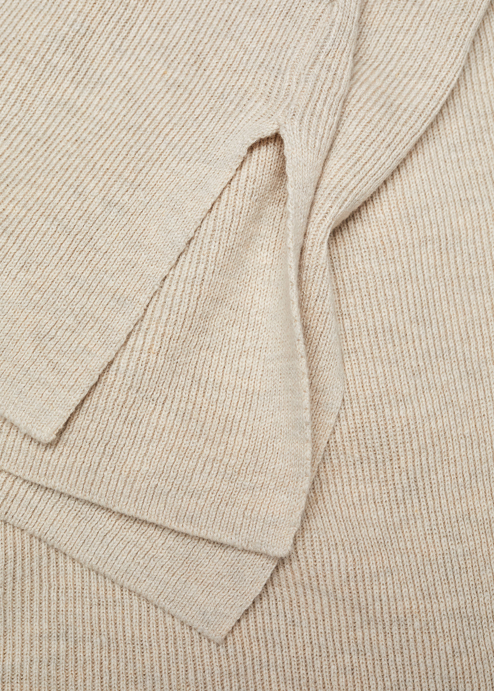 Stricktop aus Baumwolle mit Leinen - Detail des Artikels 8