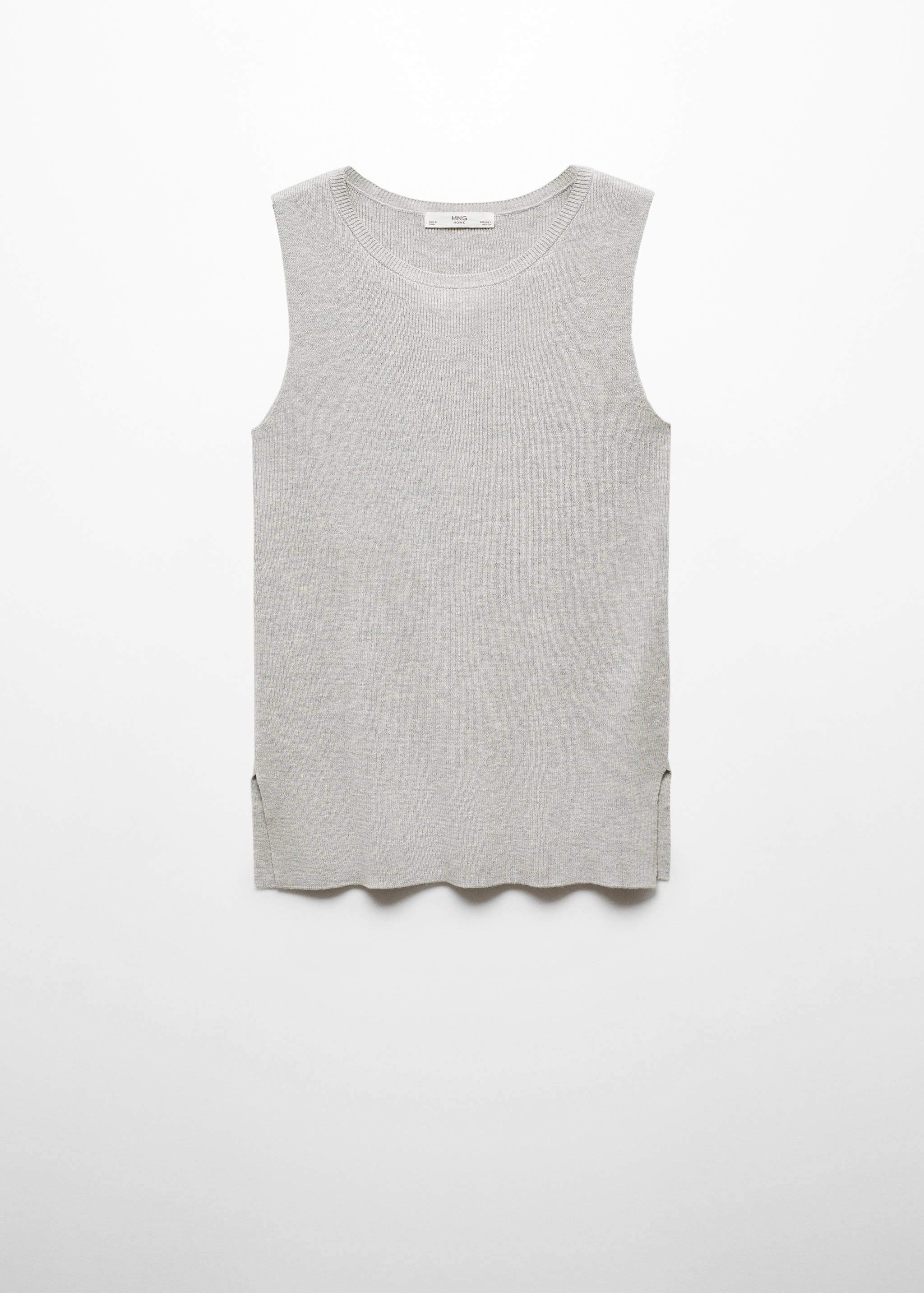 Stricktop aus Baumwolle mit Leinen - Artikel ohne Model