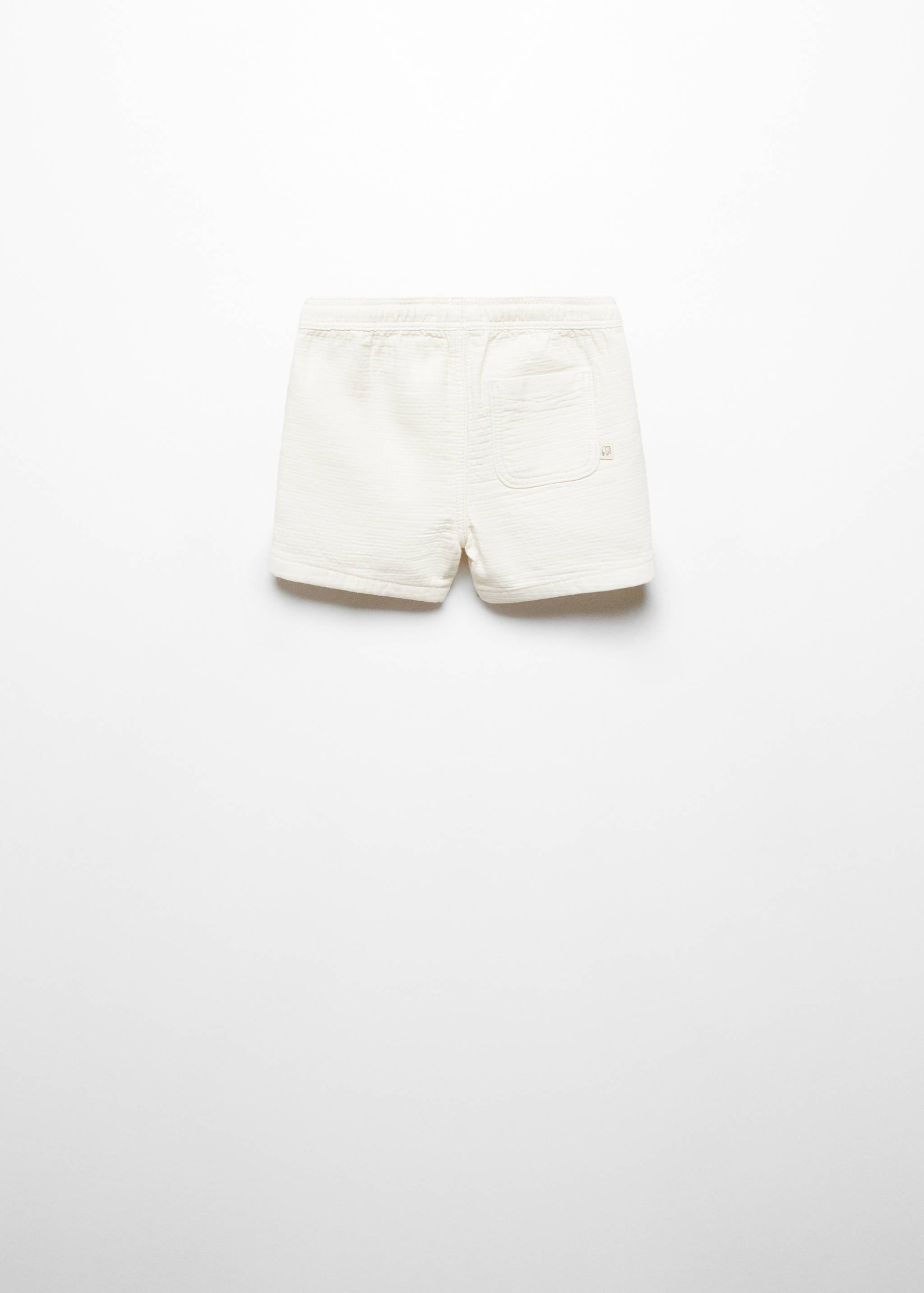 Bermudas algodón cintura elástica - Reverso del artículo