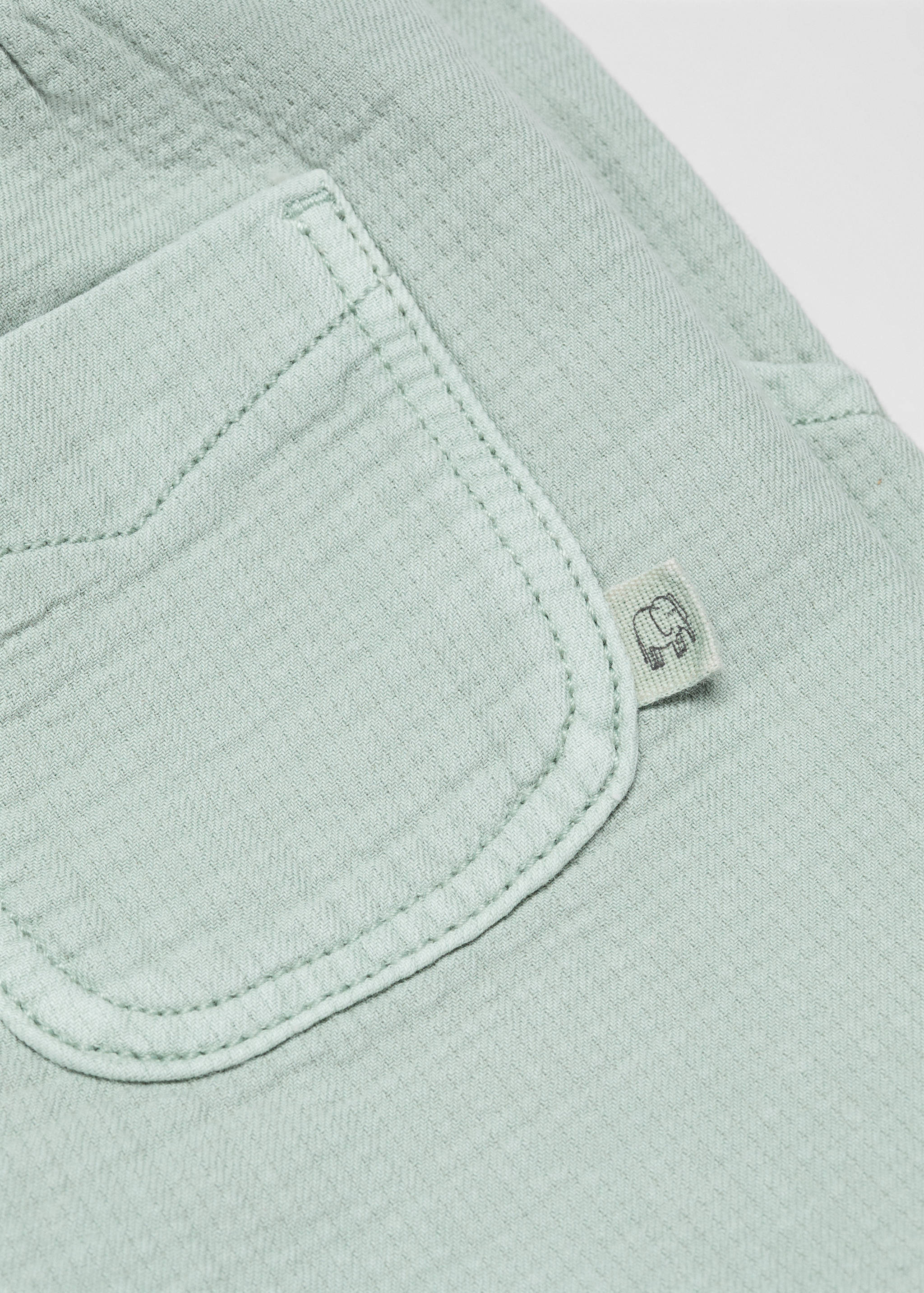 Bermuda coton taille élastique - Détail de l'article 0