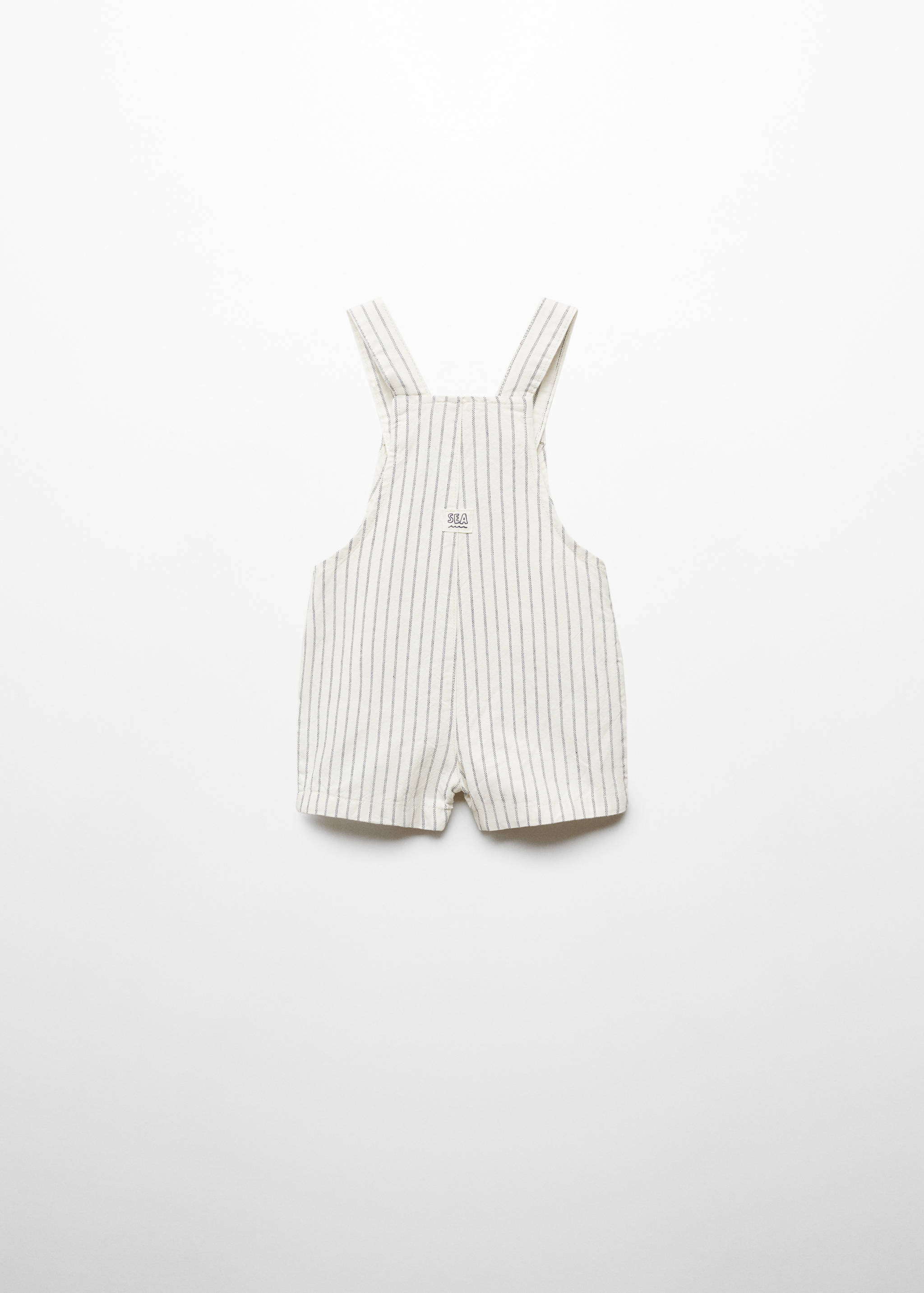 Salopette coton rayures - Verso de l’article