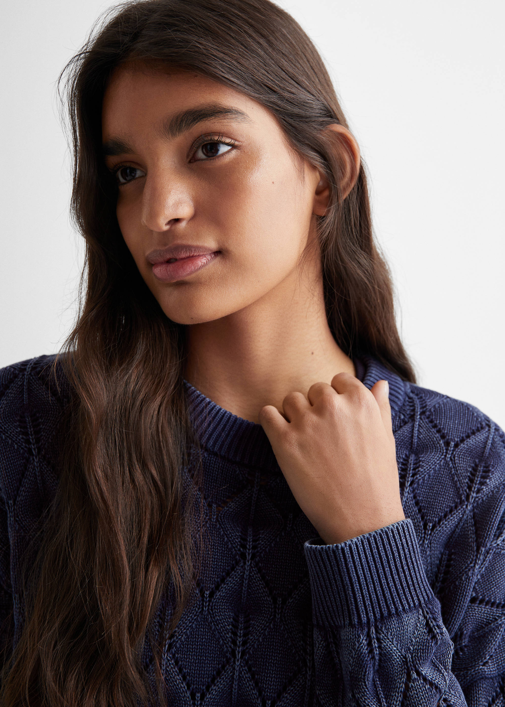 Openwork knit sweater - Details of the article 1