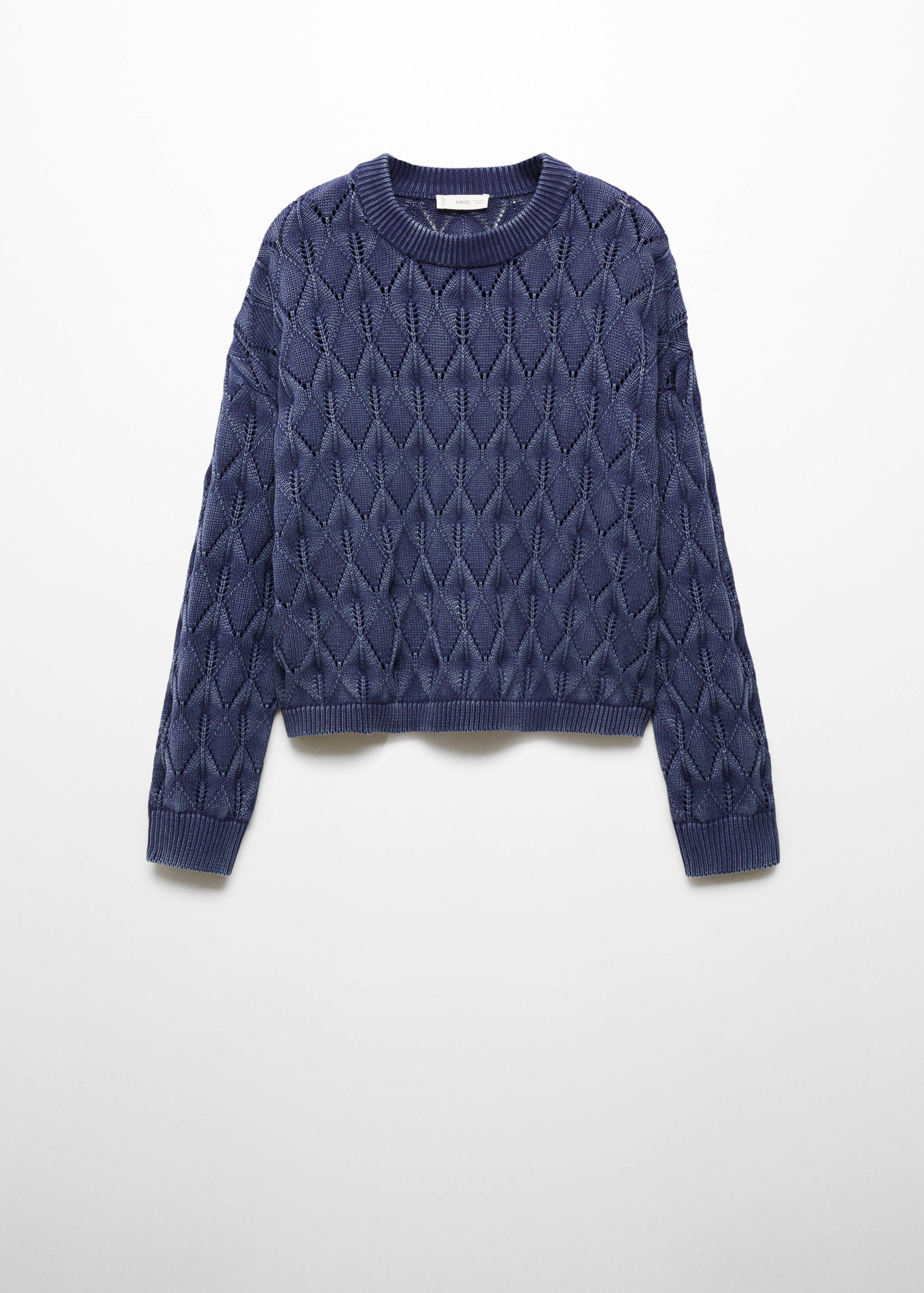 Openwork knit sweater - Article without model