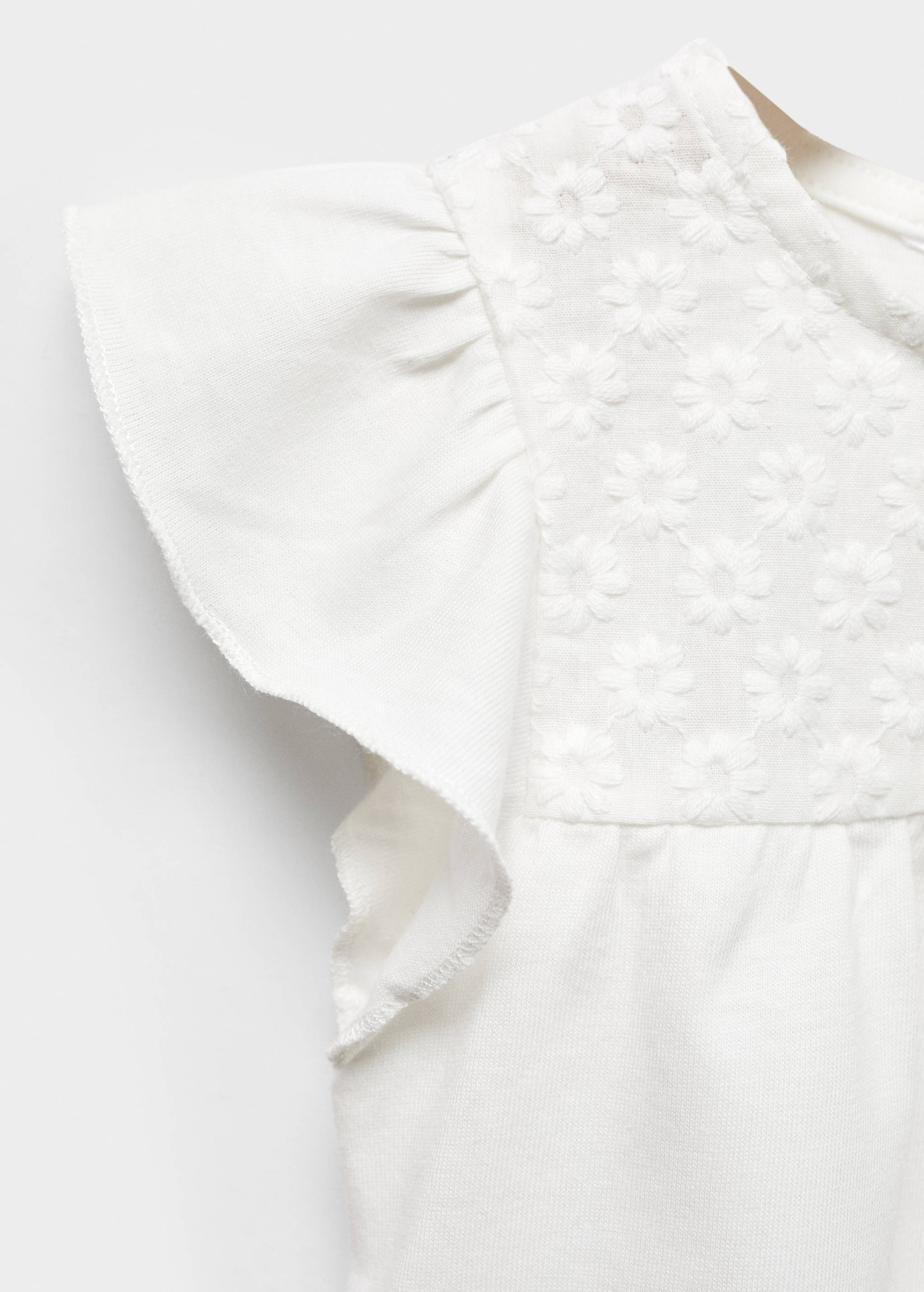 T-shirt met geborduurde bloemen - Detail van het artikel 8