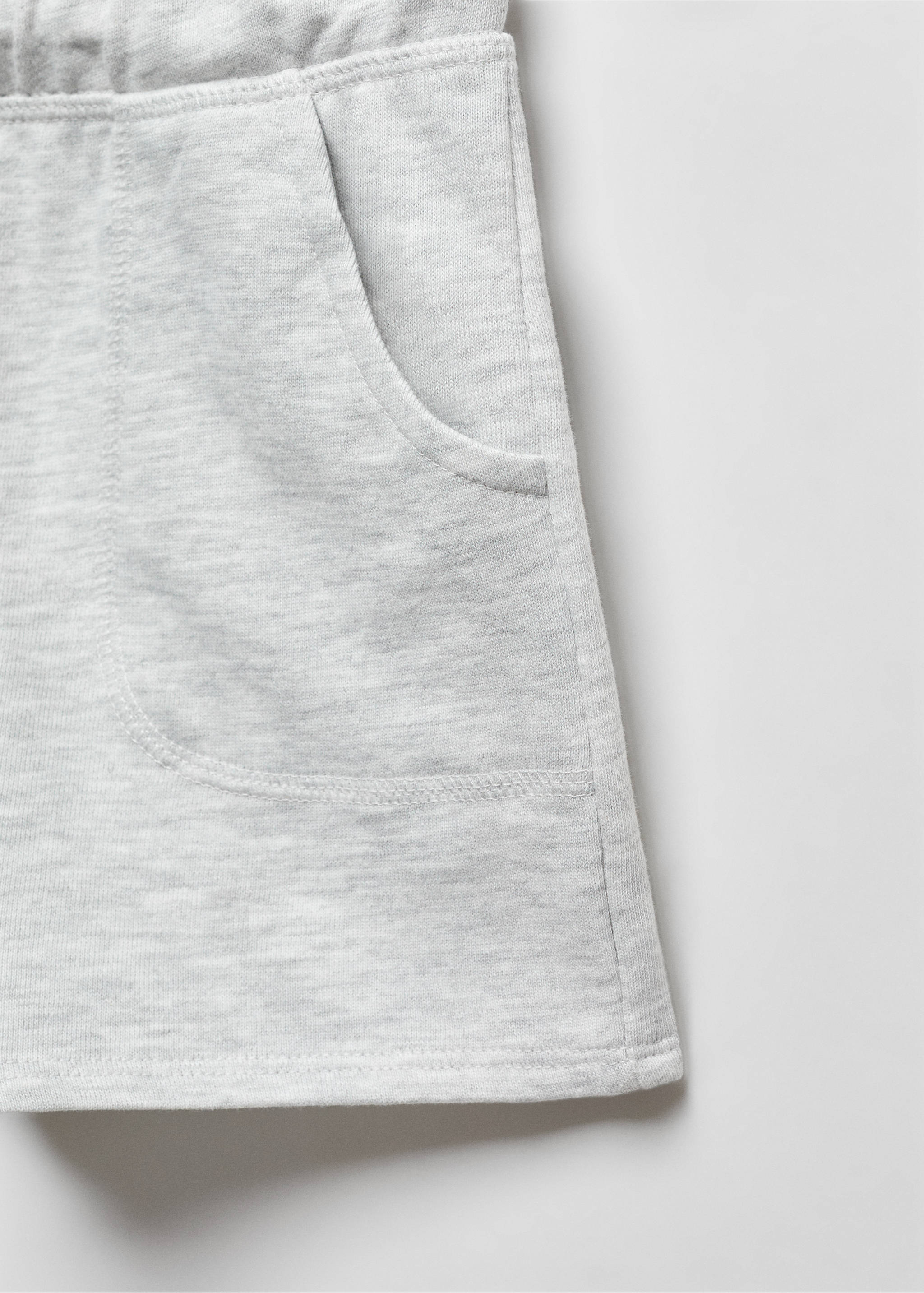 Cotton drawstring waist shorts - Details of the article 8