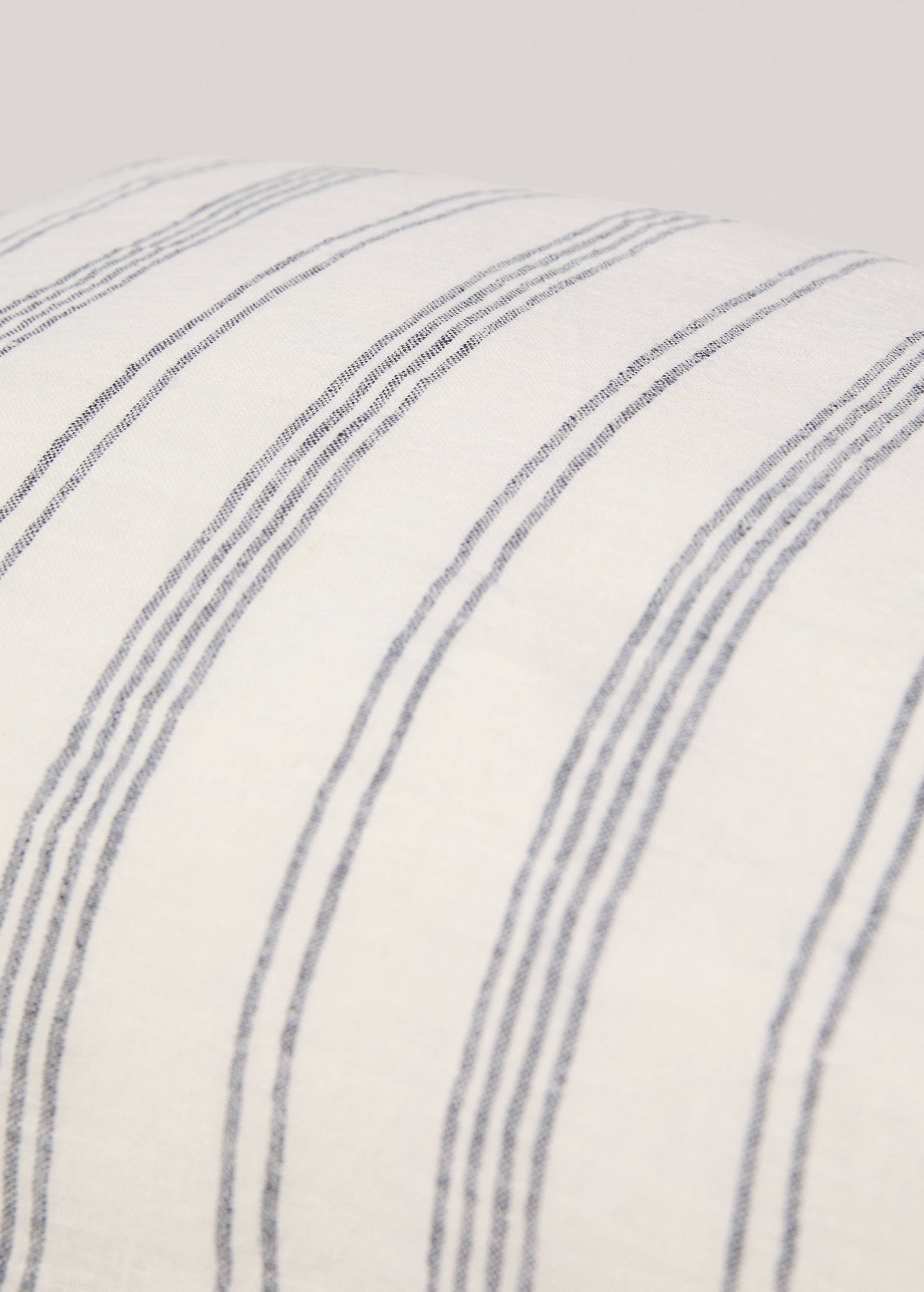 100% linen striped cushion cover 40x60cm - Details of the article 3