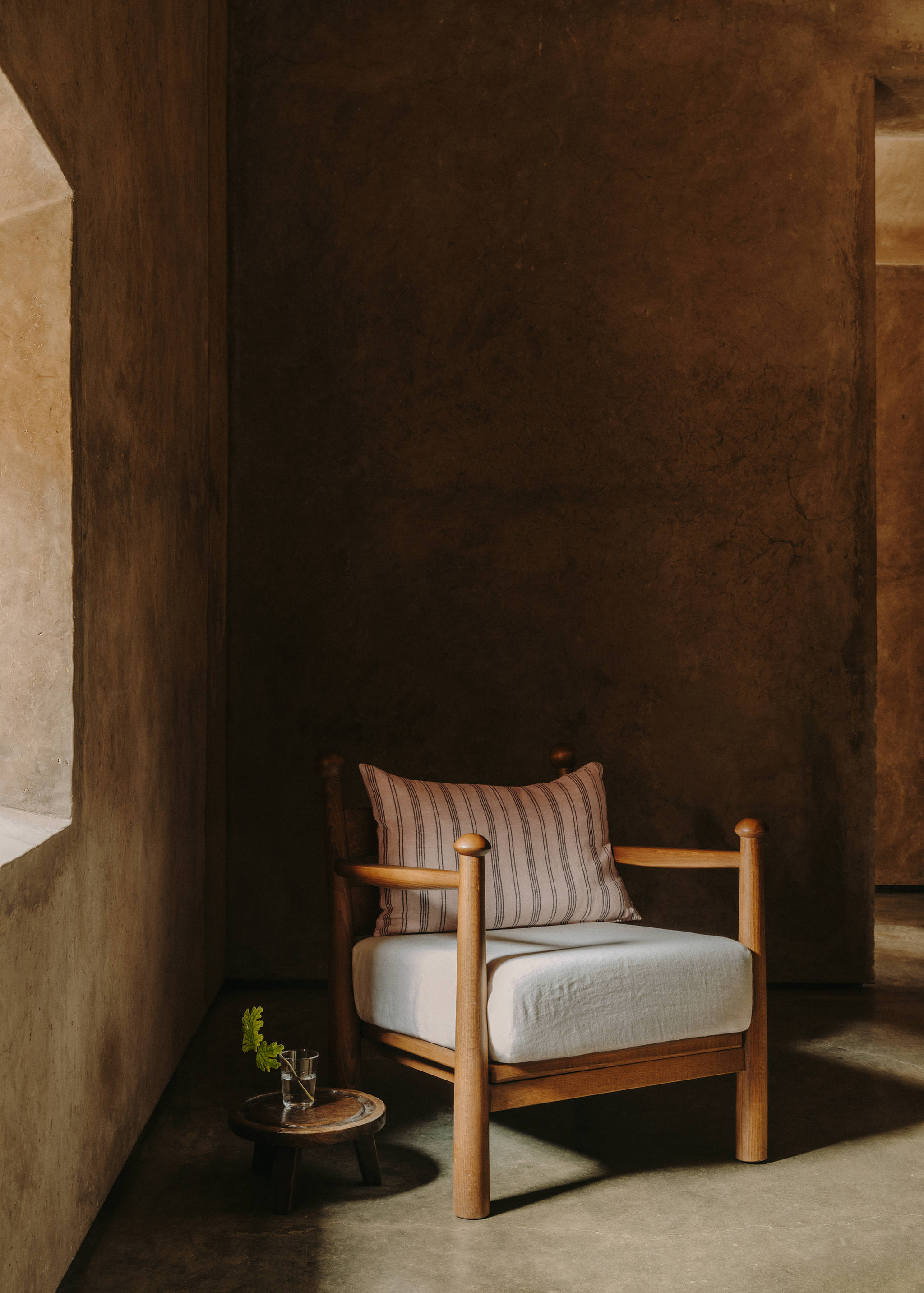 100% linen striped cushion cover 40x60cm - Details of the article 7