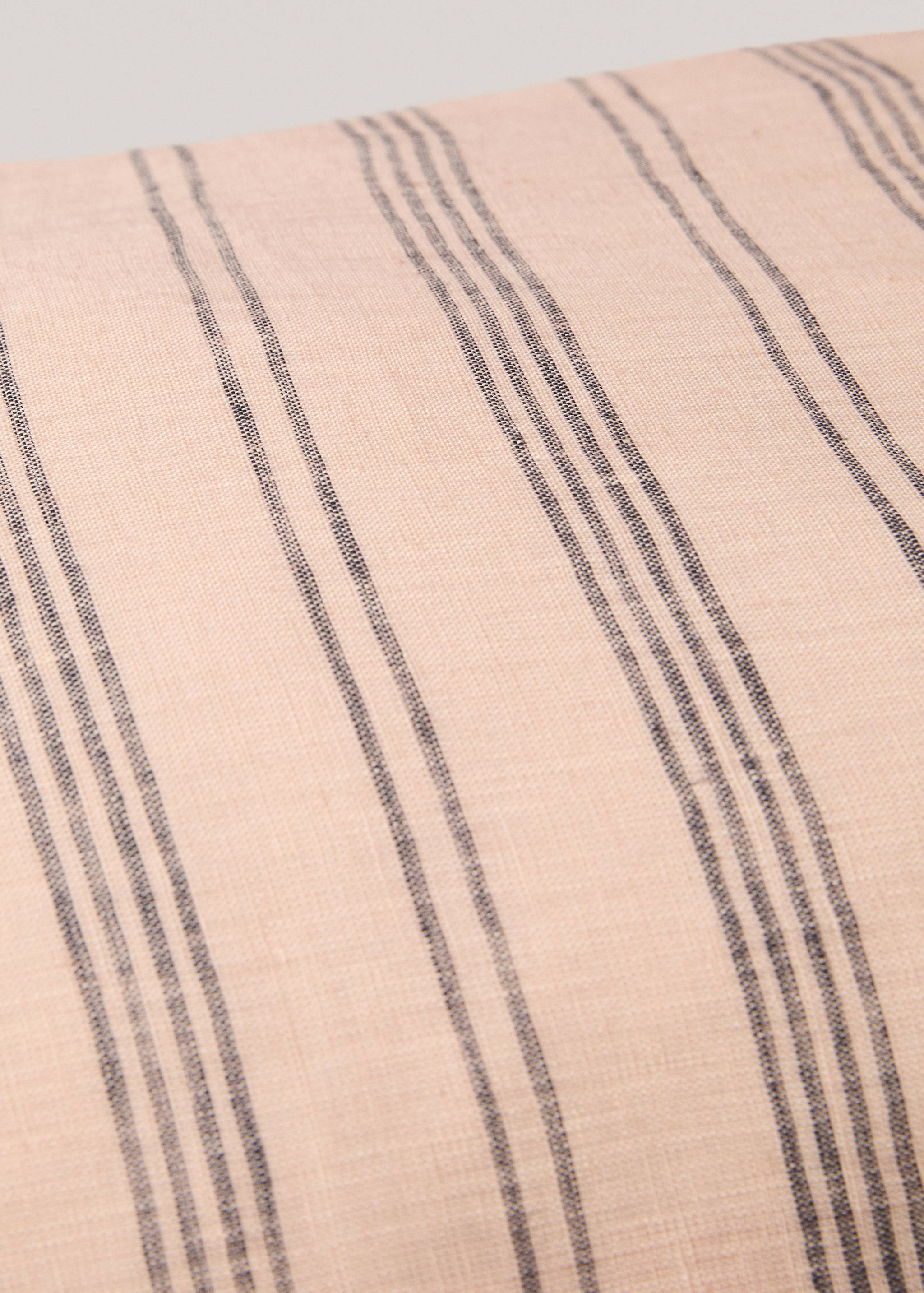 100% linen striped cushion cover 40x60cm - Details of the article 3