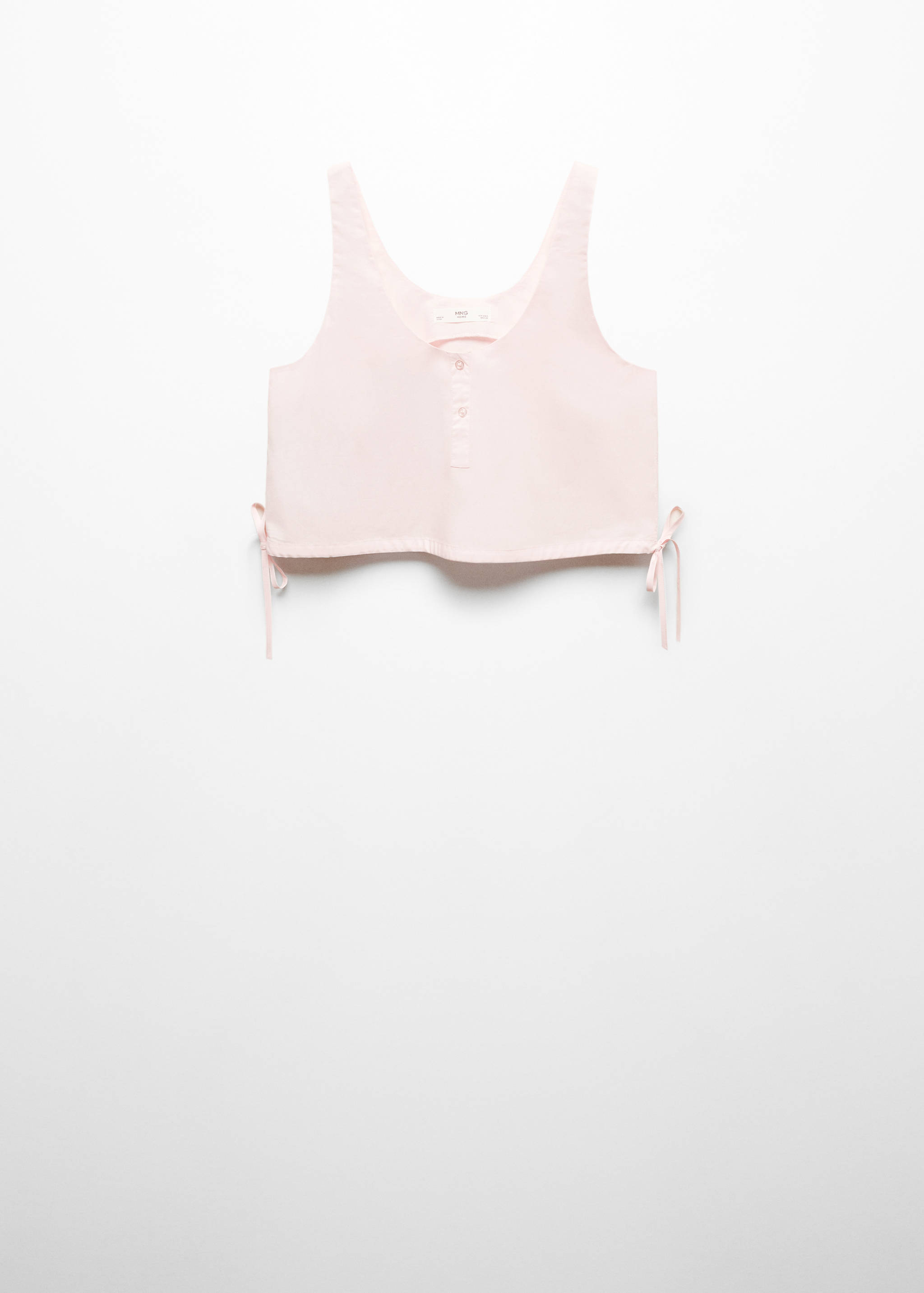 Top crop pijama algodón - Artículo sin modelo