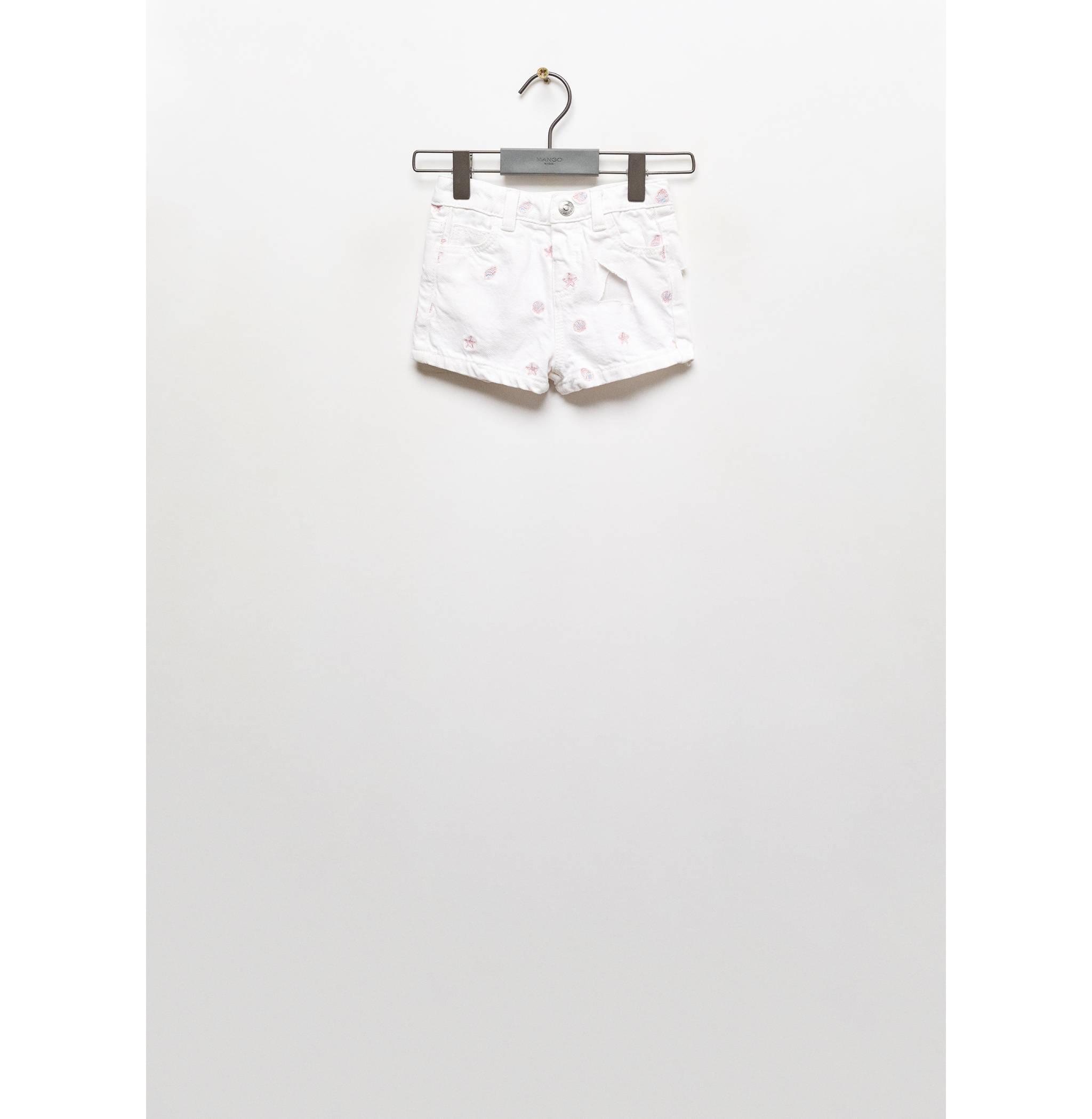 Short en jean imprimé - Article sans modèle