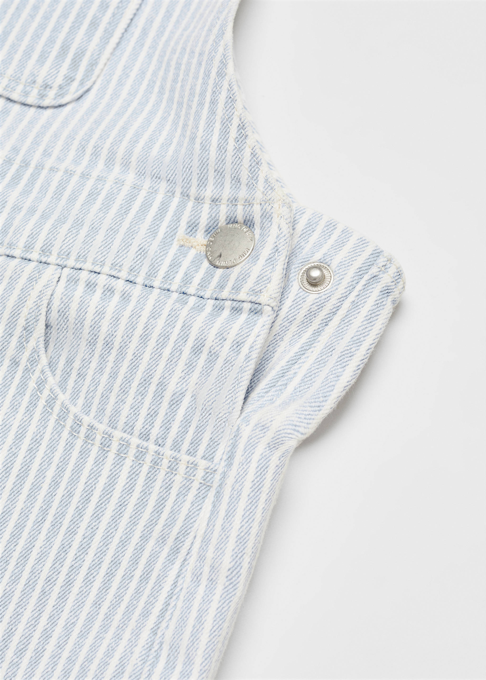 Salopette jean rayures - Détail de l'article 0