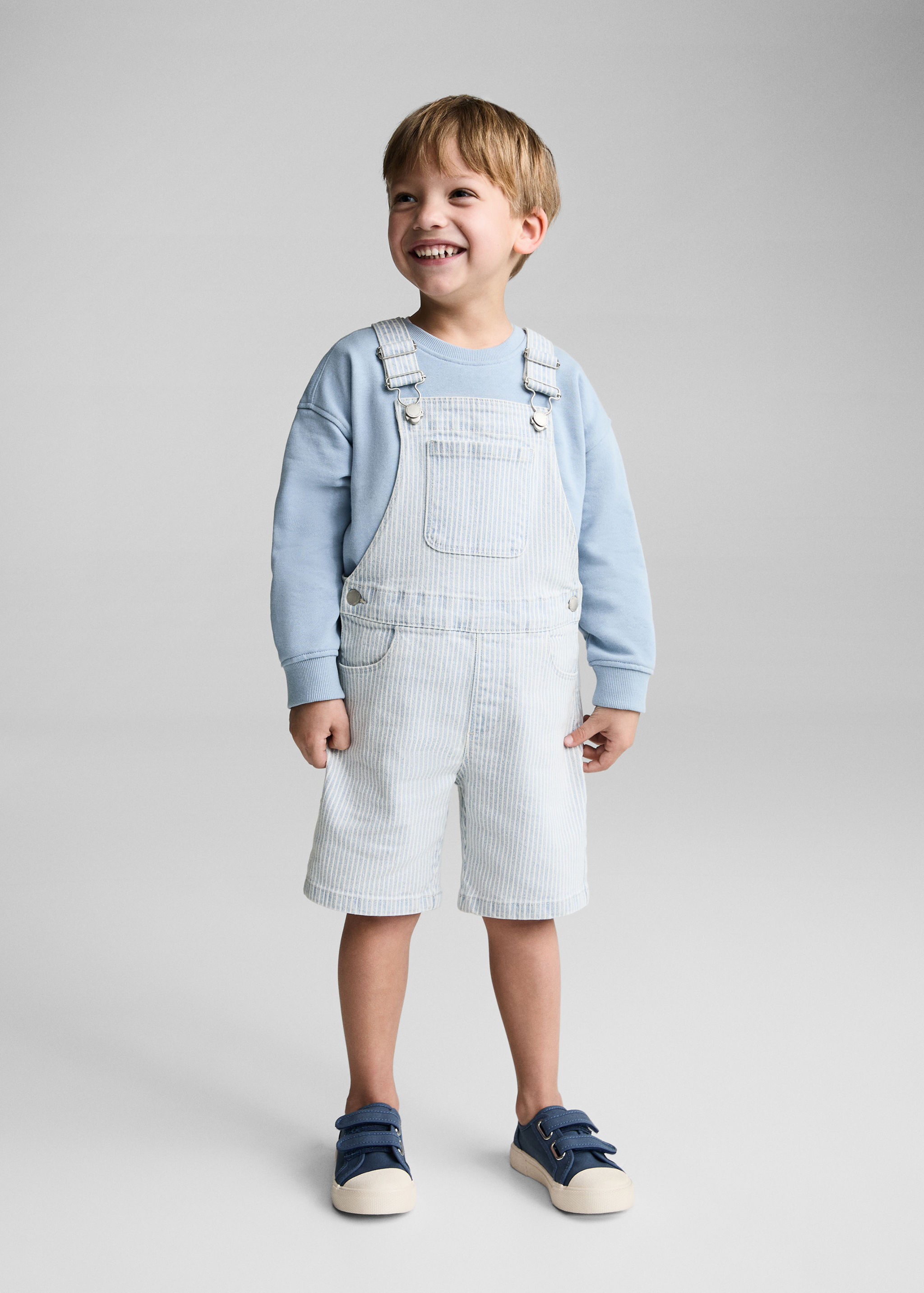 Denim dungarees stripes - General plane