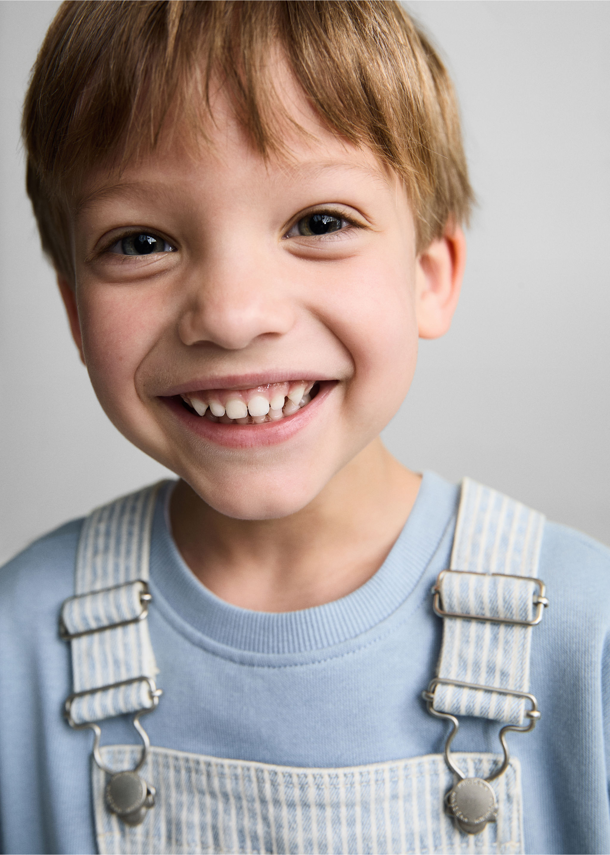 Denim dungarees stripes - Details of the article 1