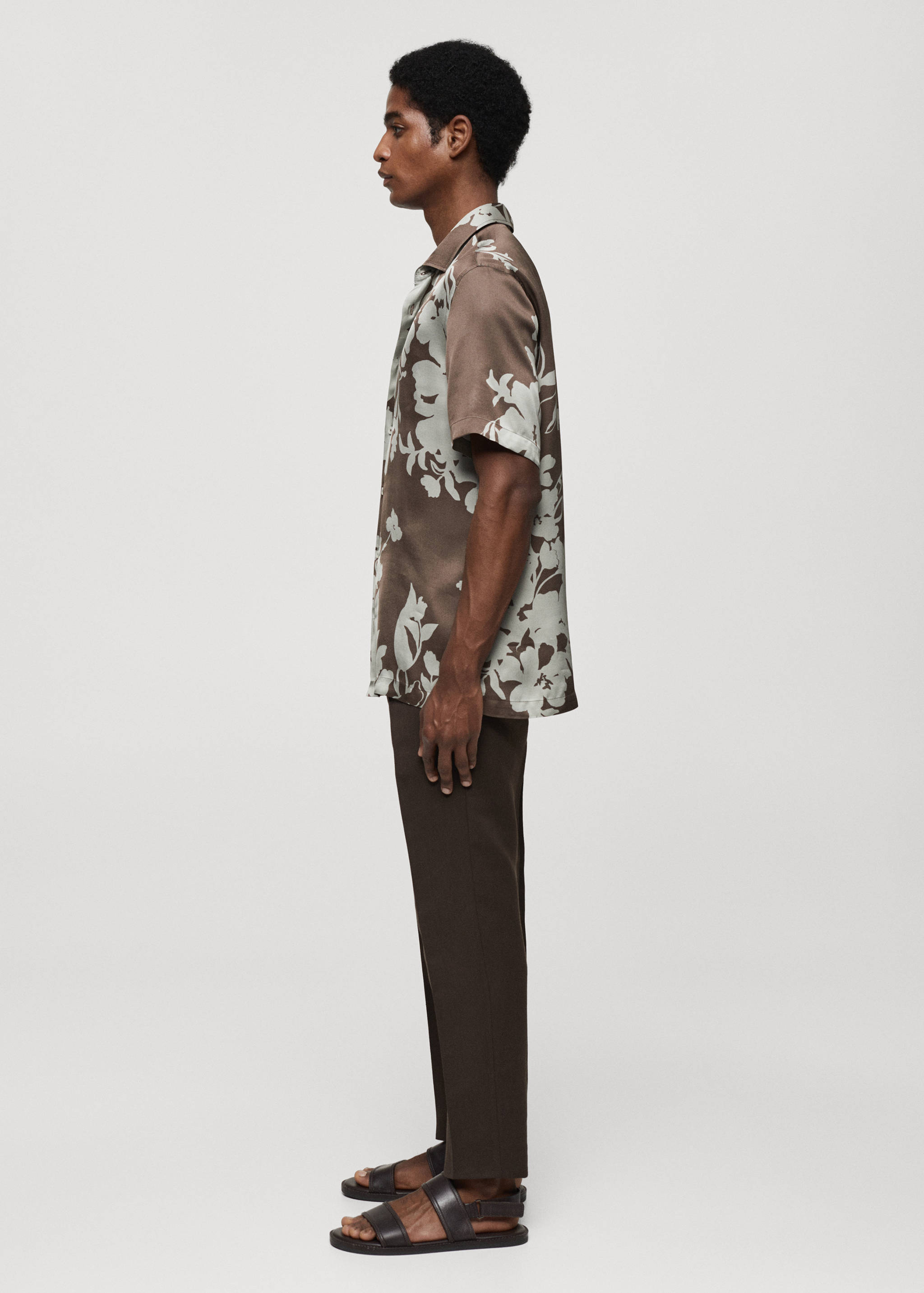 Camisa fluida com estampado floral - Pormenor do artigo 2