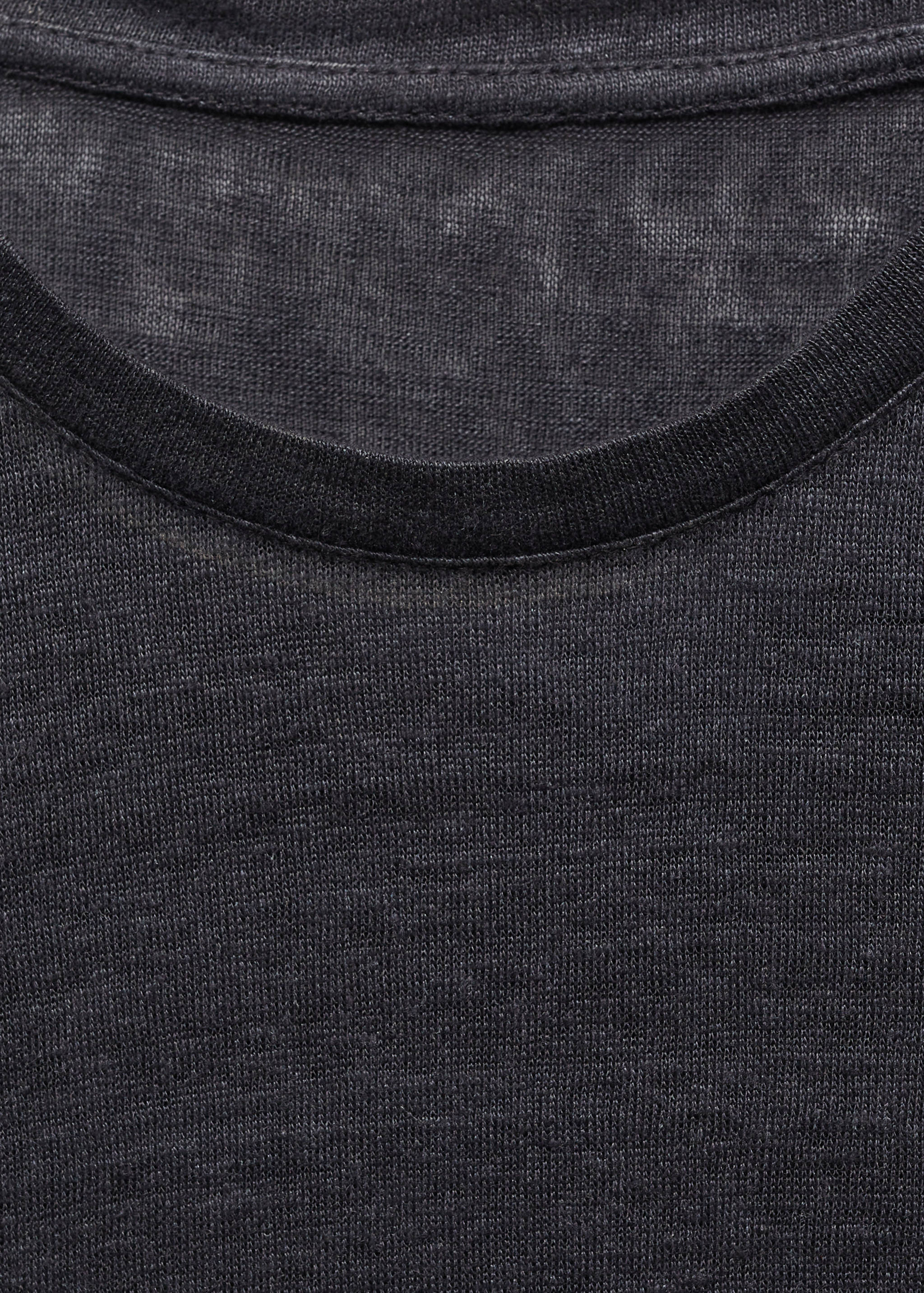 T-shirt slim-fit 100 % lin - Détail de l'article 8