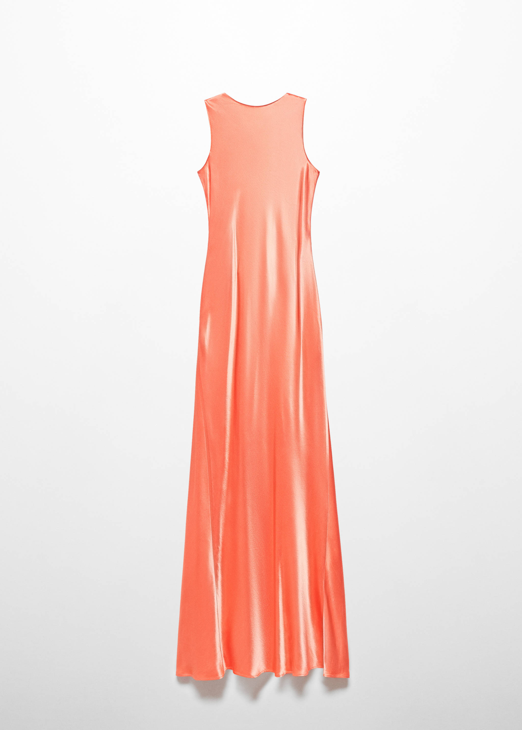 open back satin effect dress Open-back satin-effect dress - Women