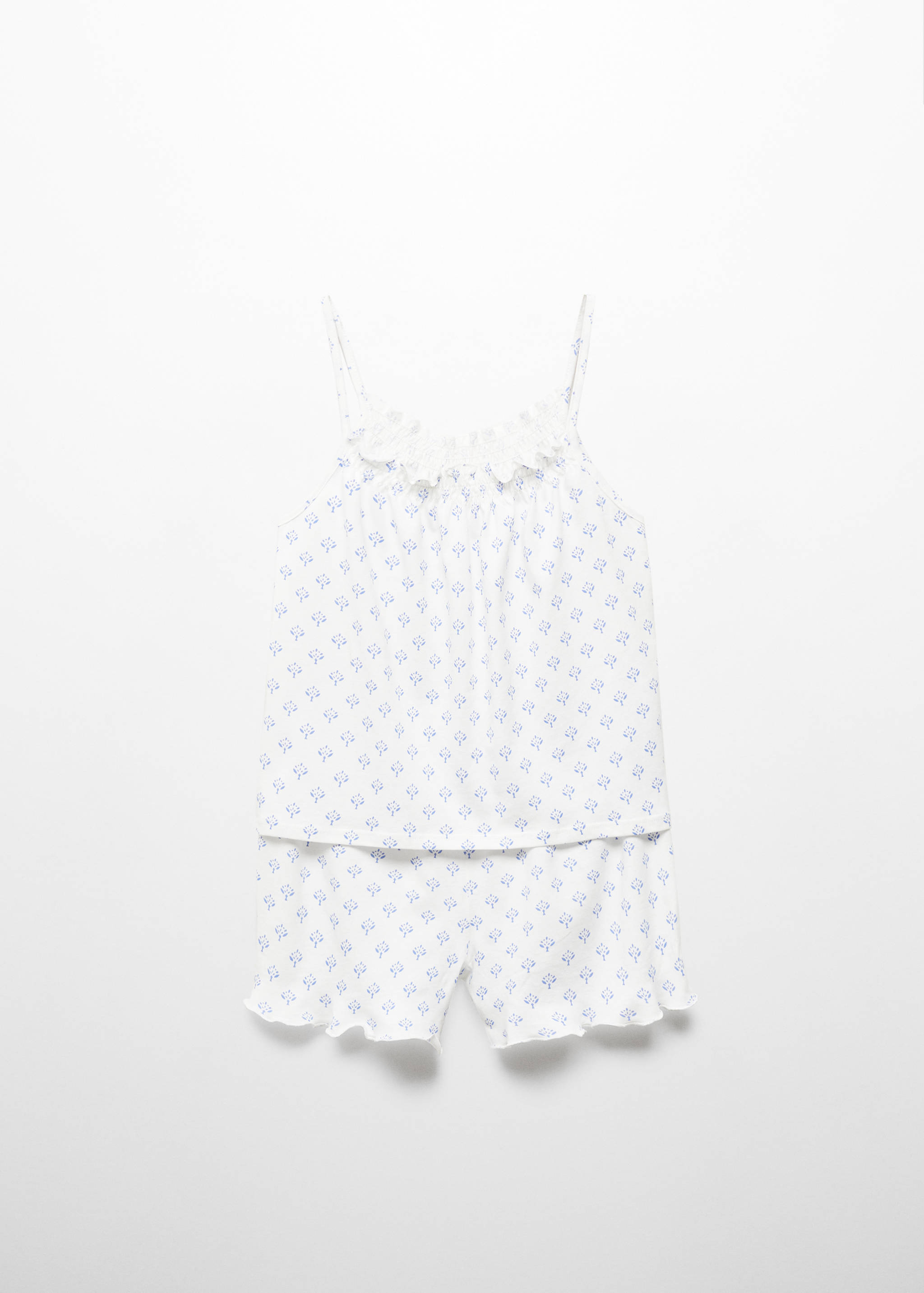 Printed short pyjamas - Reverse of the article