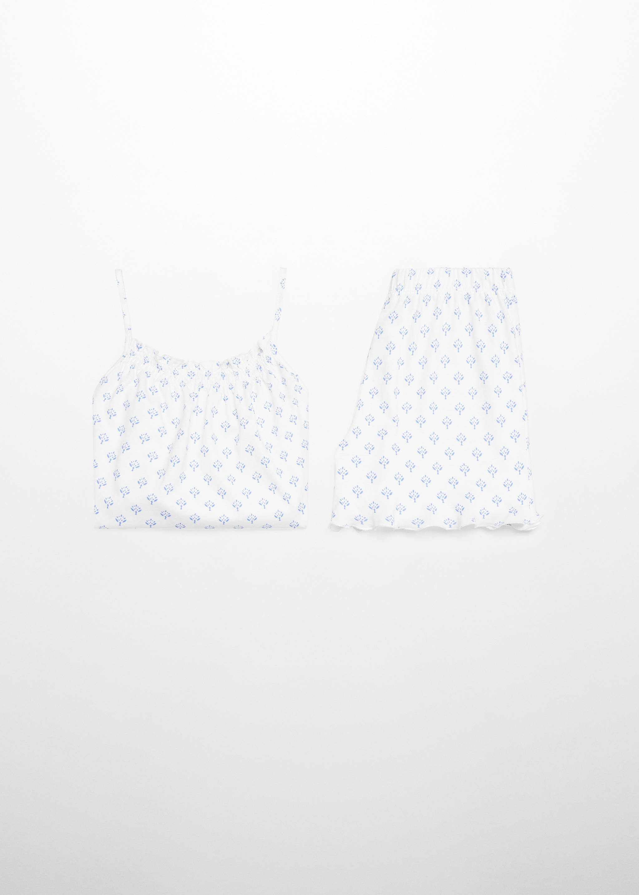 Printed short pyjamas - Details of the article 0