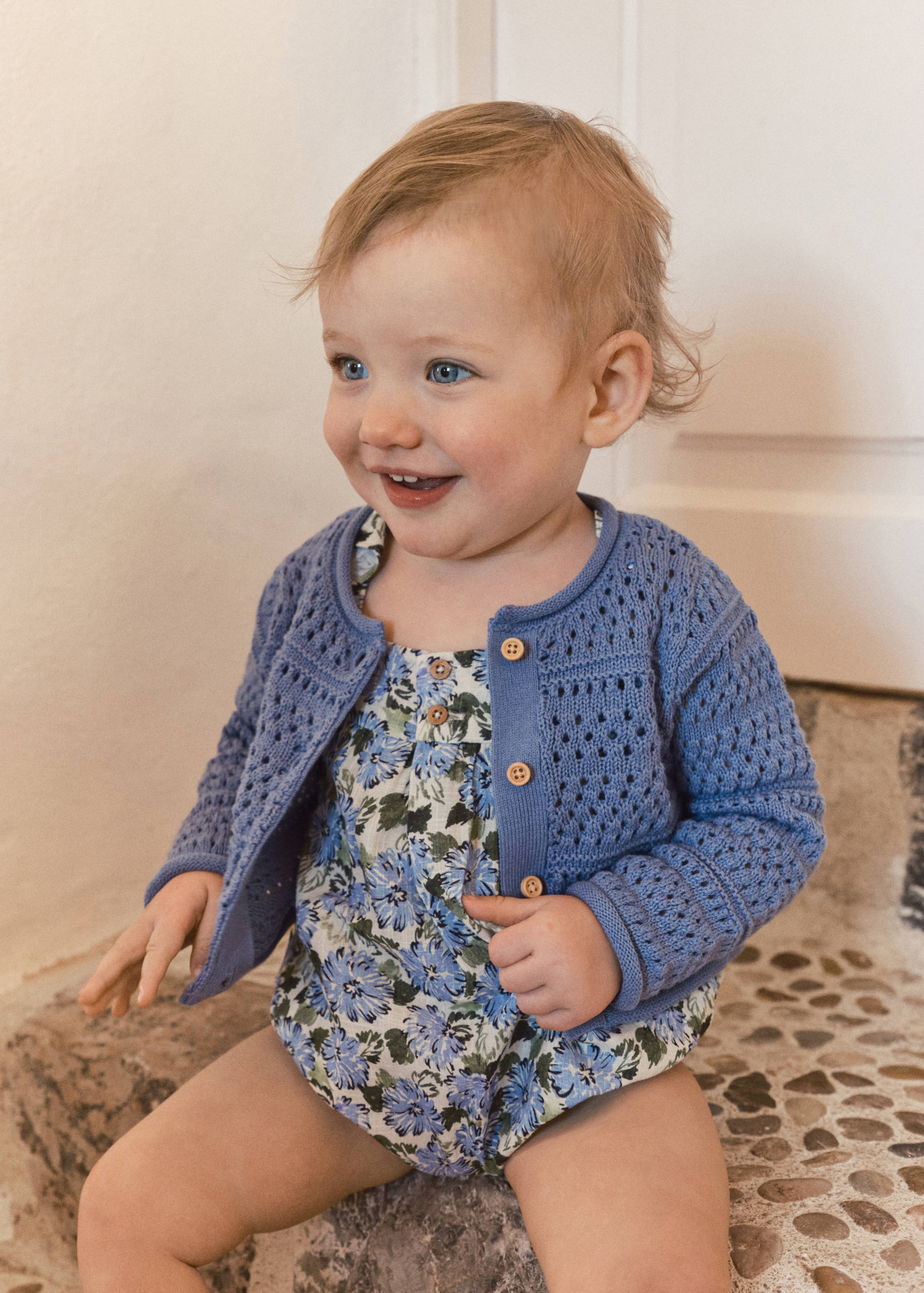 Cardigan coton maille ajourée - Détail de l'article 5