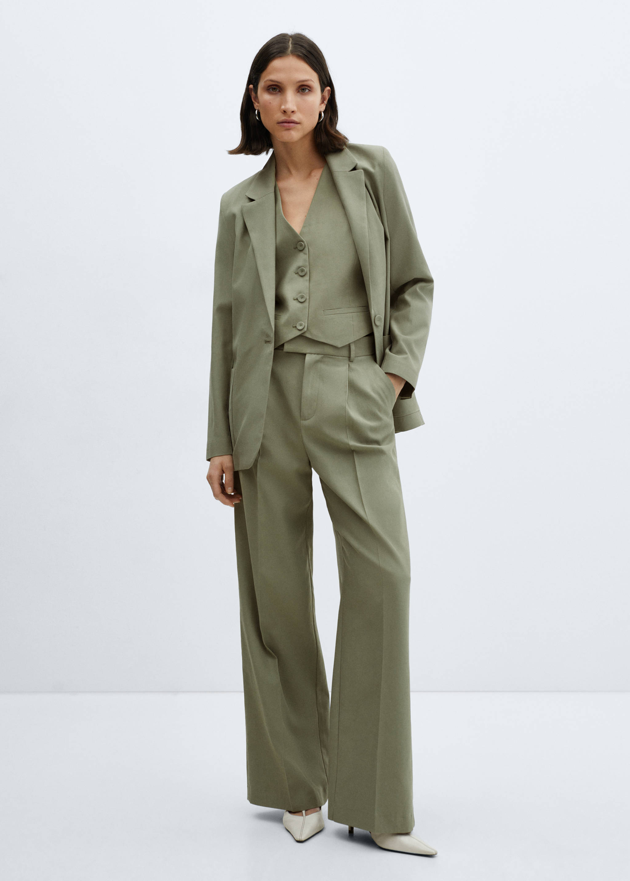 Suit vest with buttons - General plane