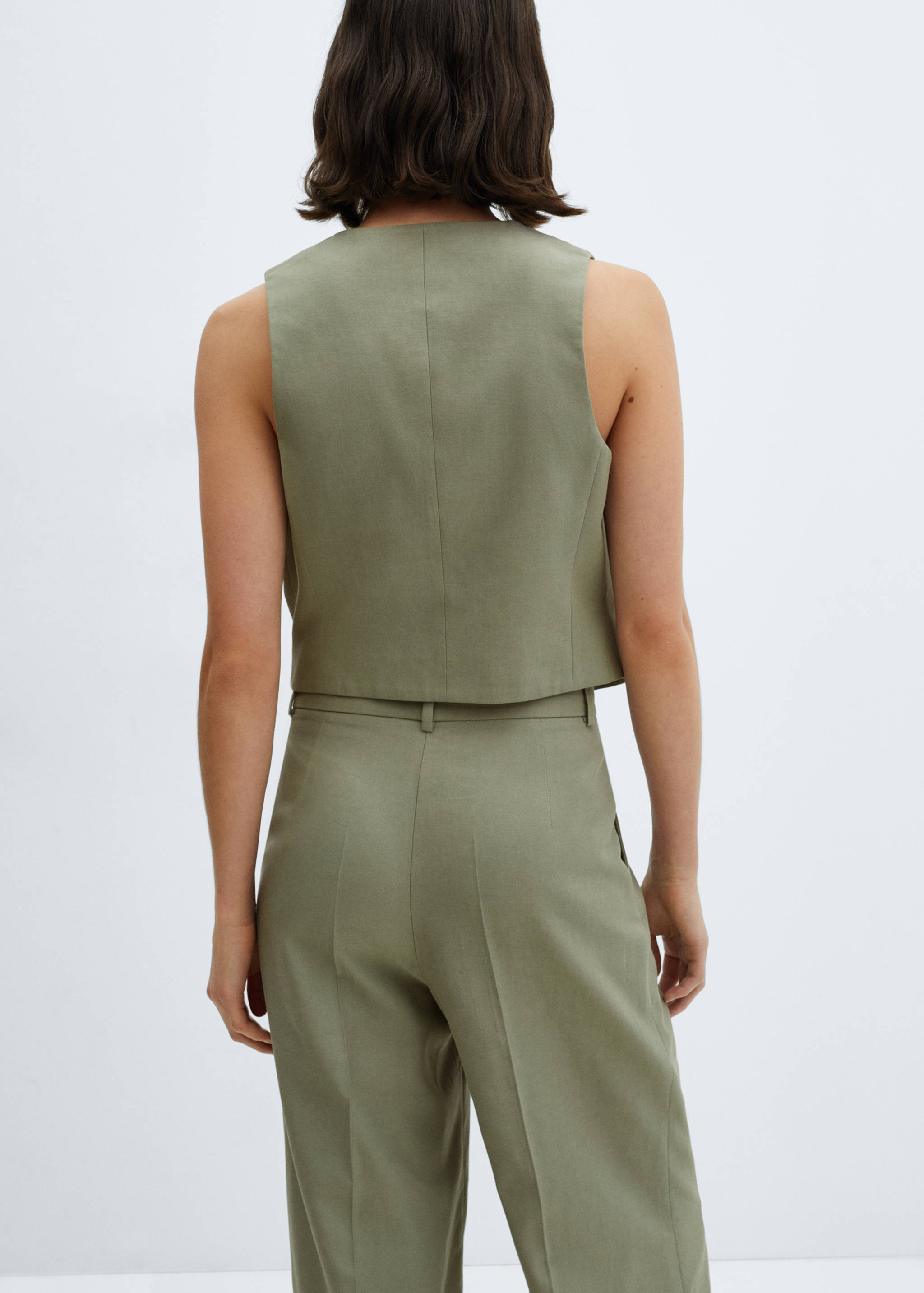 Suit vest with buttons - Reverse of the article