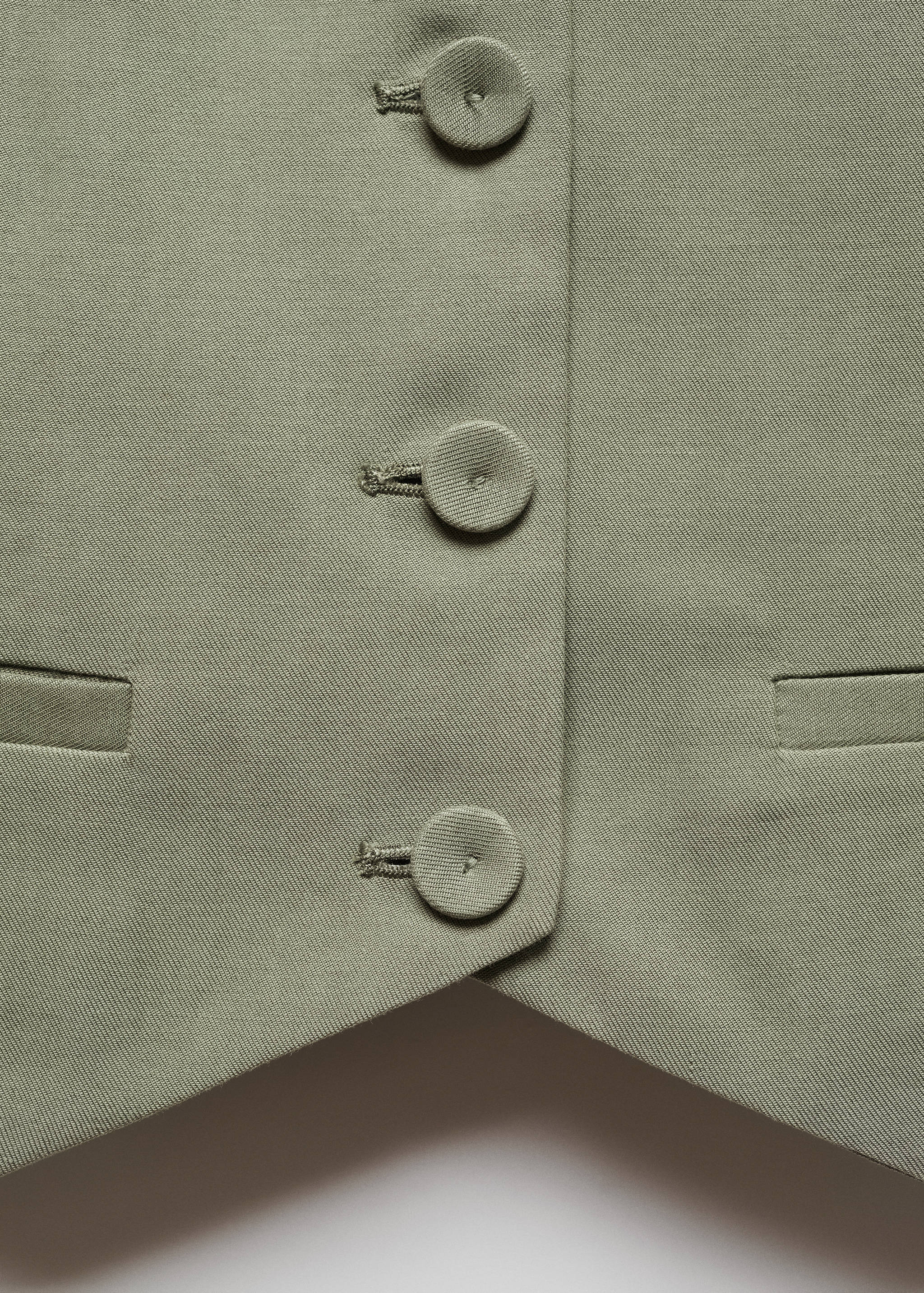 Suit vest with buttons - Details of the article 8
