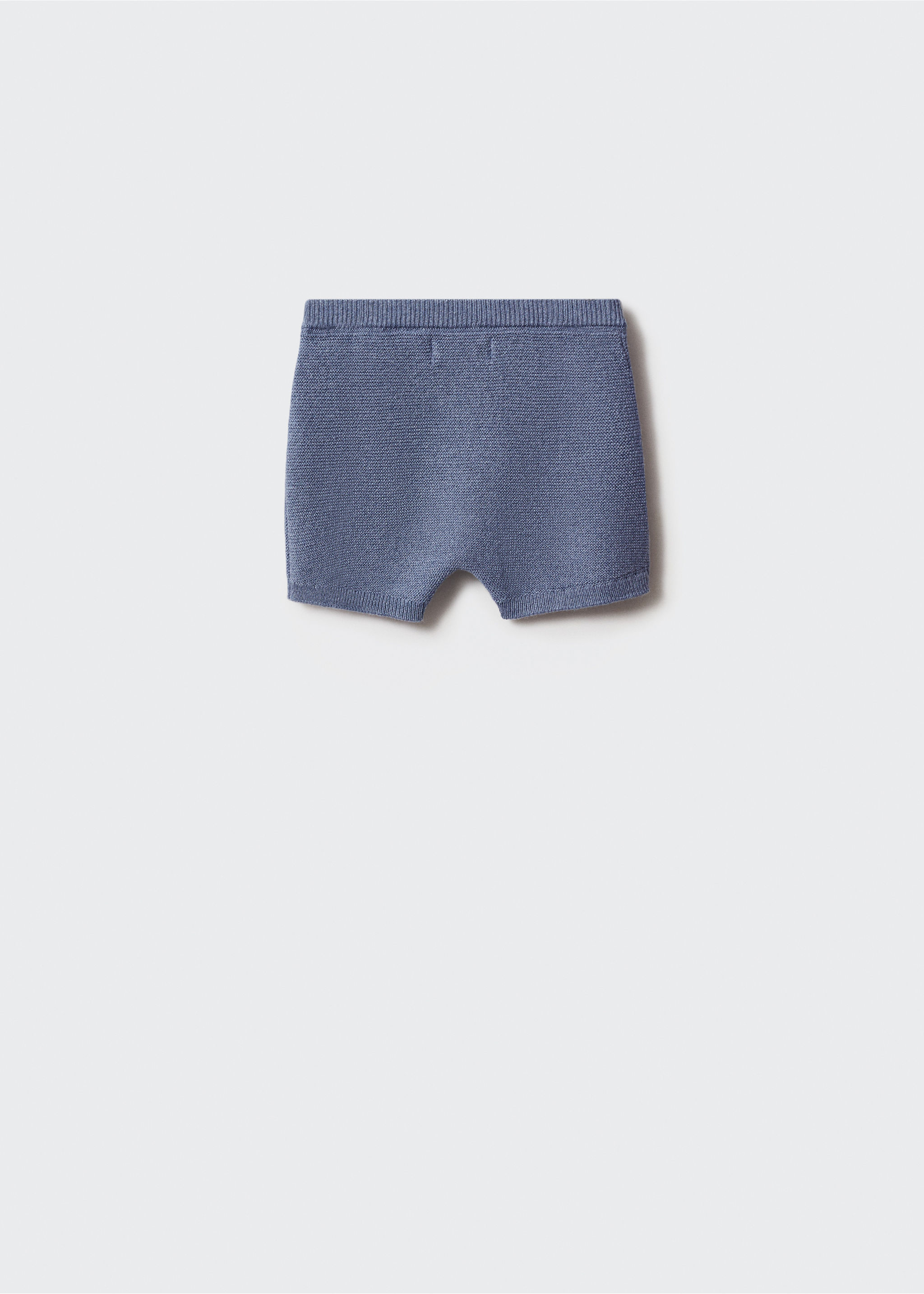 Knitted cotton short - Reverse of the article