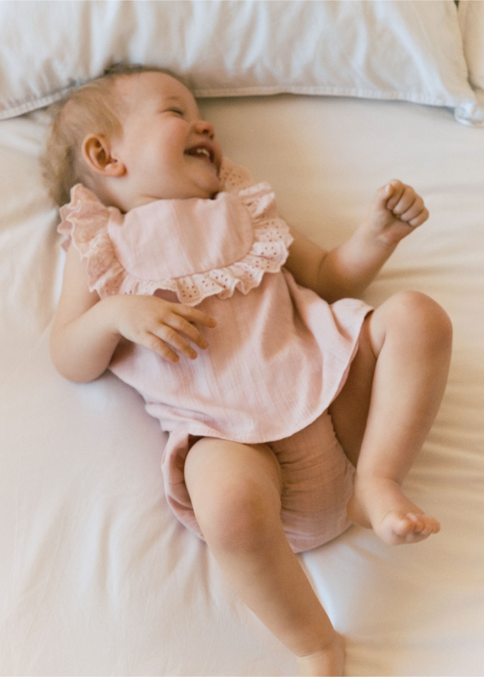 Ruffled cotton frock and dress - Details of the article 5