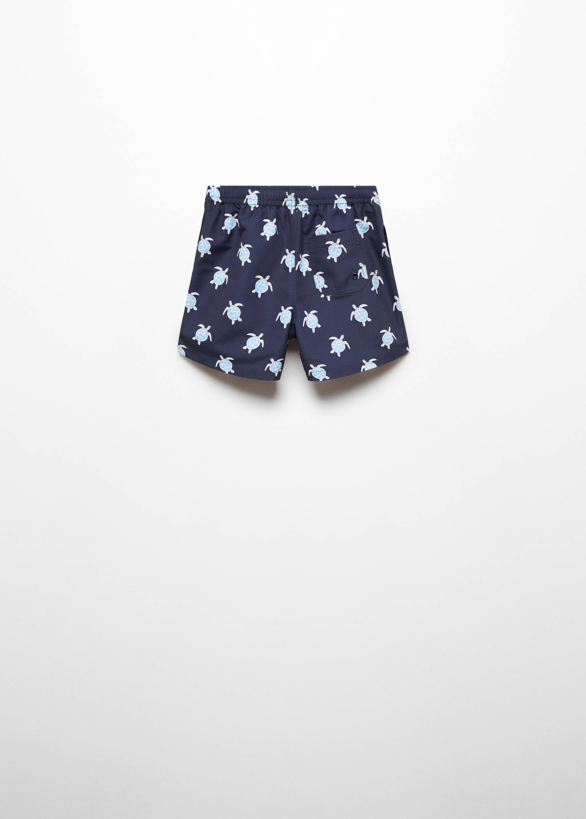 Baddräkt sköldpaddsmönster - Artikelns baksida