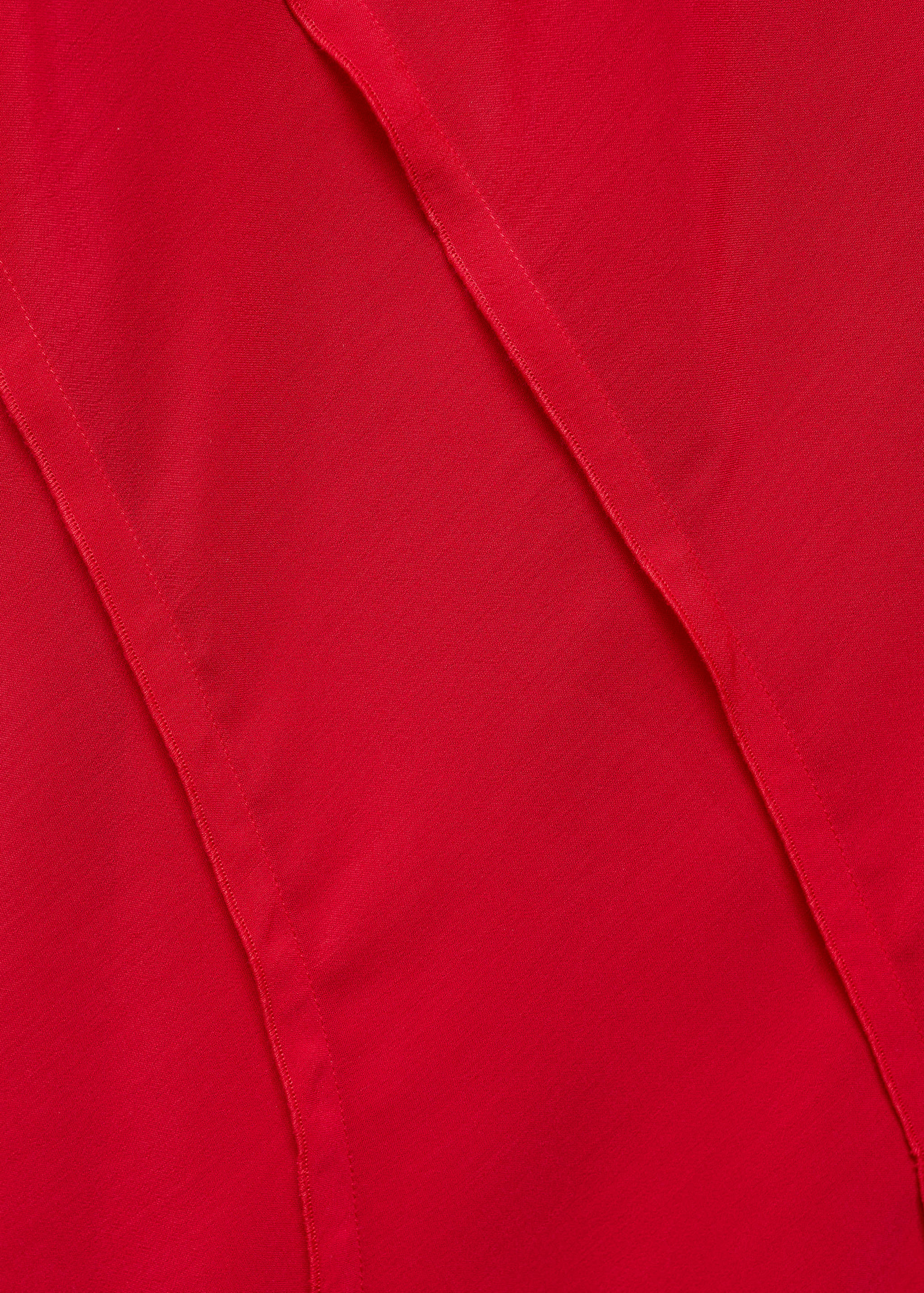 Asymmetrical dress with seam detail - Details of the article 8