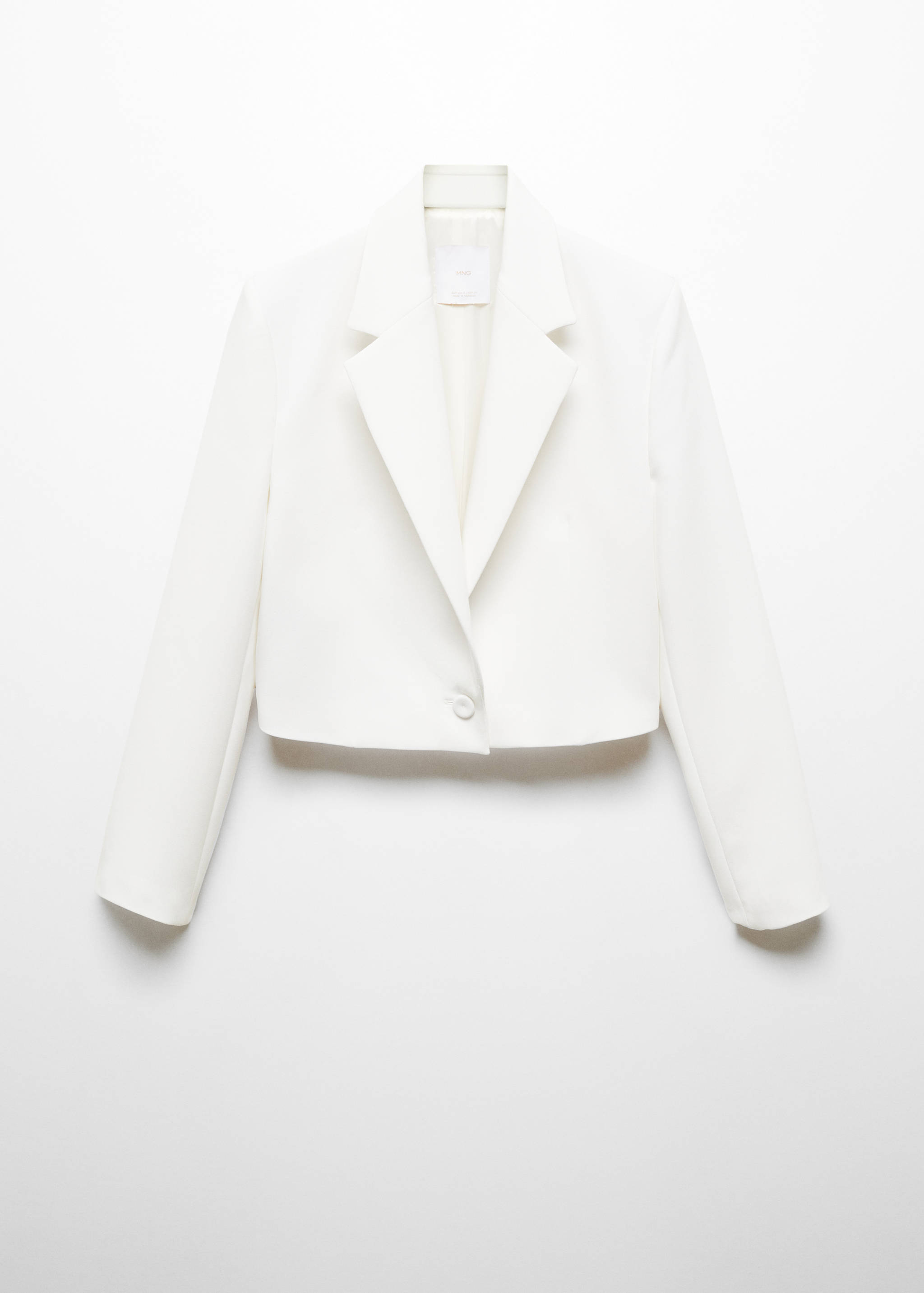 Crop-Blazer mit Knopf - Artikel ohne Model