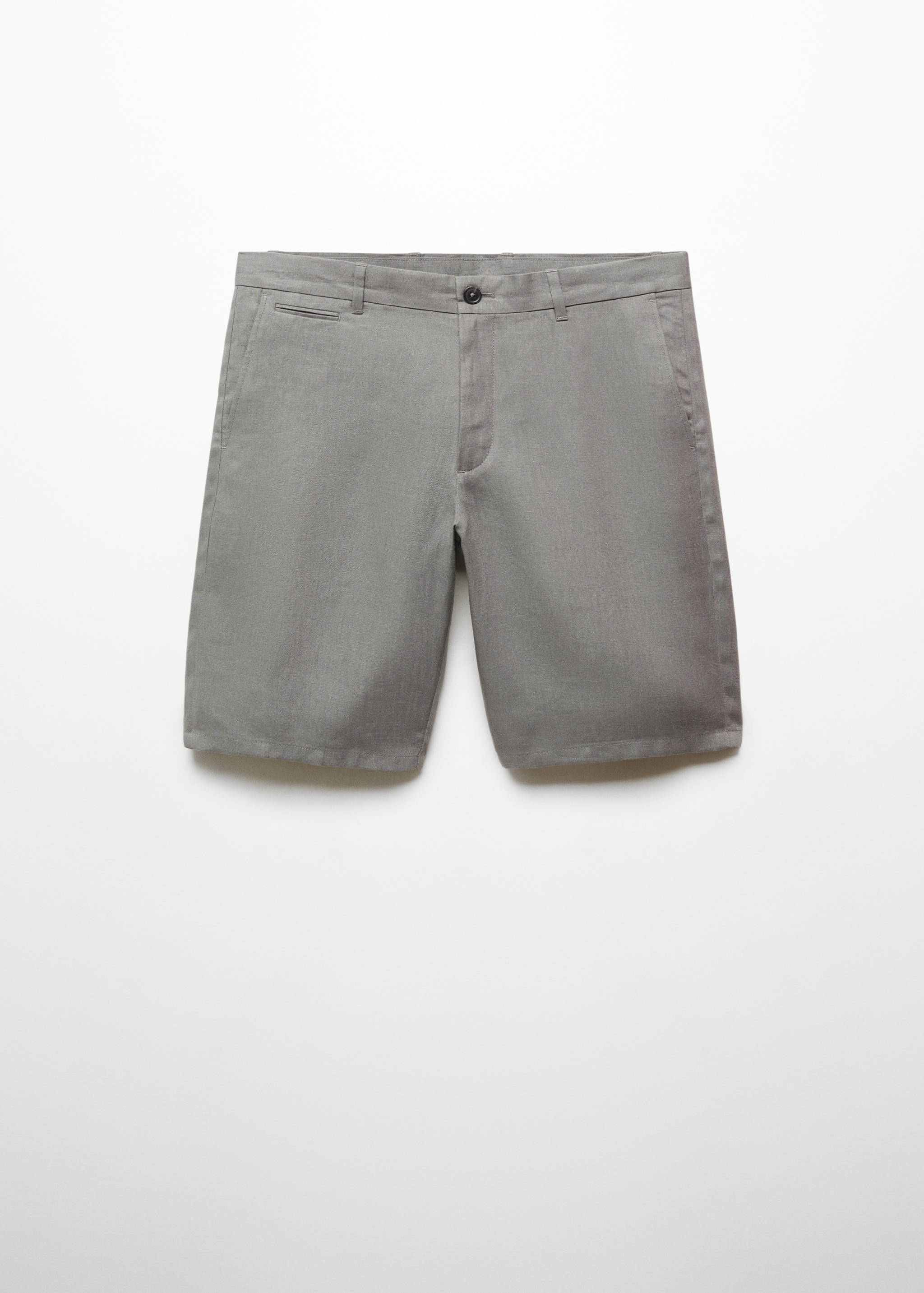Slim-Fit-Bermudashorts aus 100 % Leinen - Artikel ohne Model