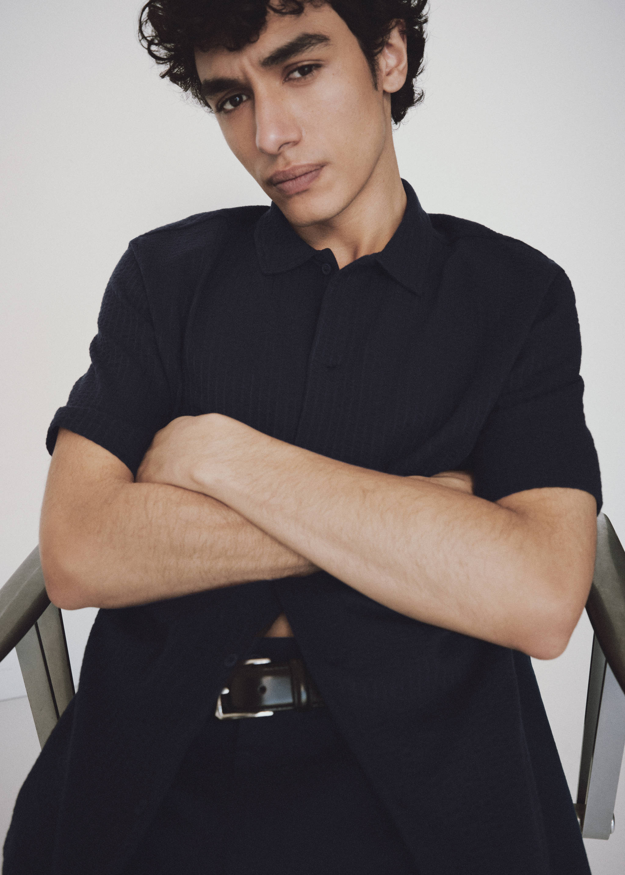 Seersucker-Baumwollhemd - Detail des Artikels 5