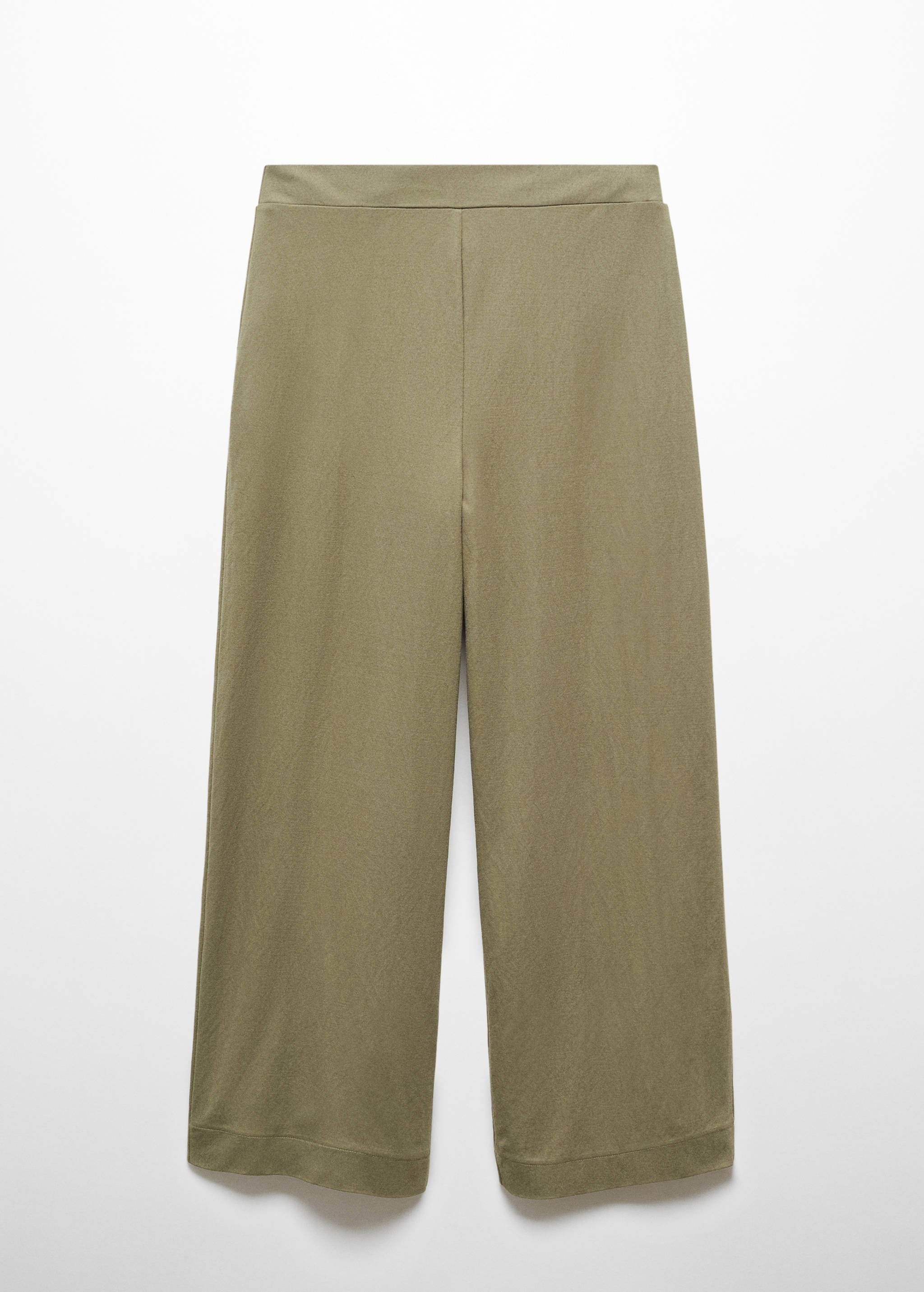 Pantalons crop cintura elàstica - Article sense model