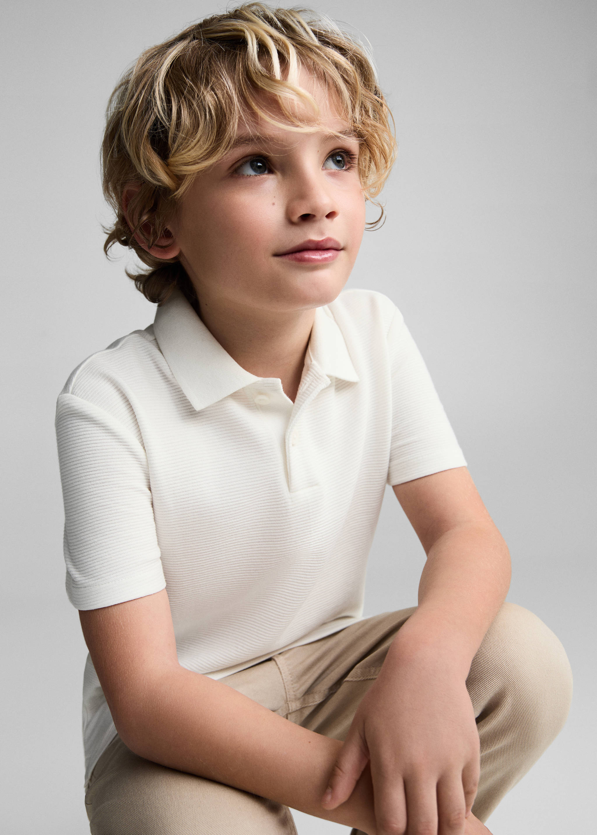 Polo cotó textura - Detall de l'article 1