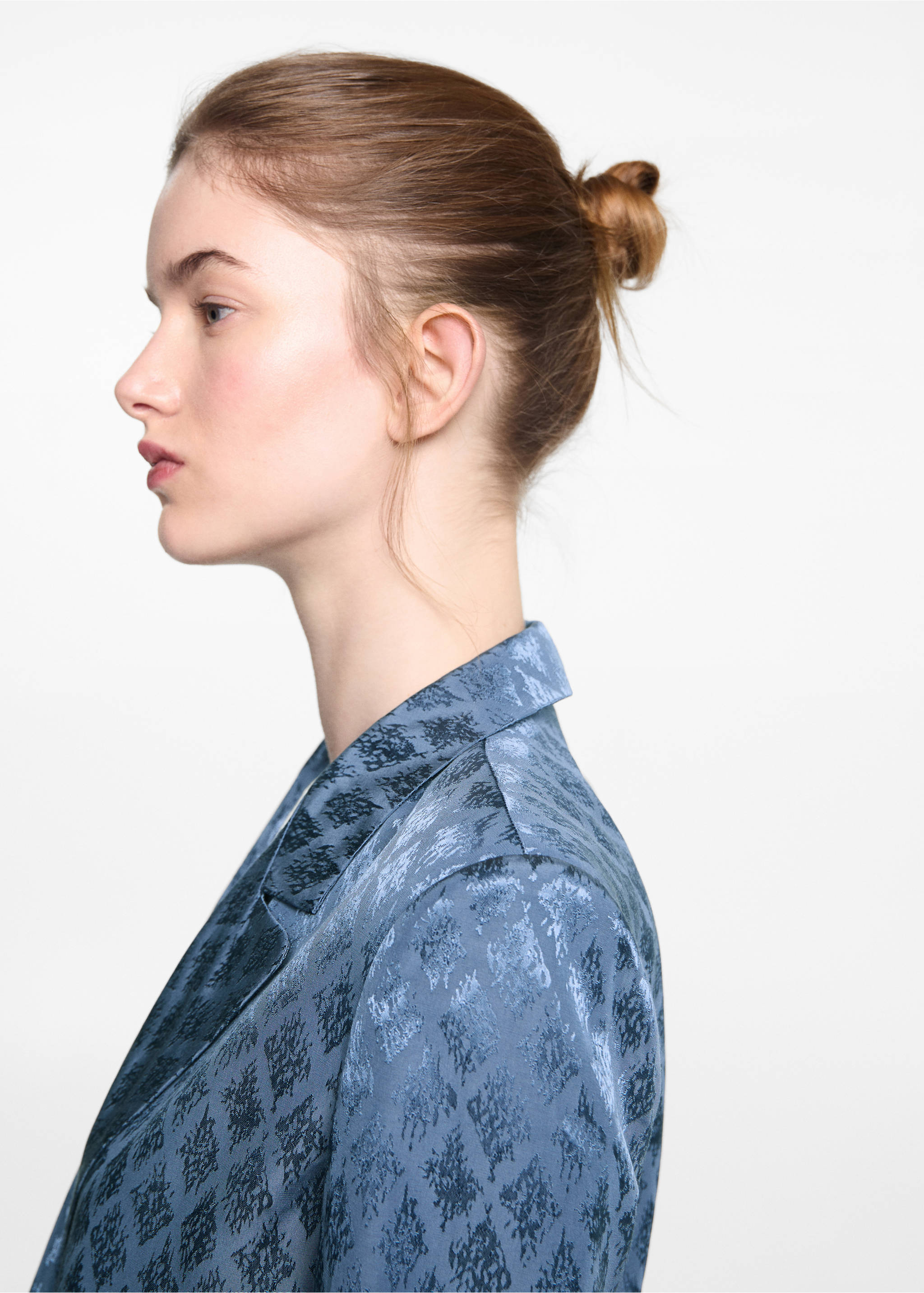 Zweireihiger Blazer - Detail des Artikels 1, Blau. Ref: 67066743-00.