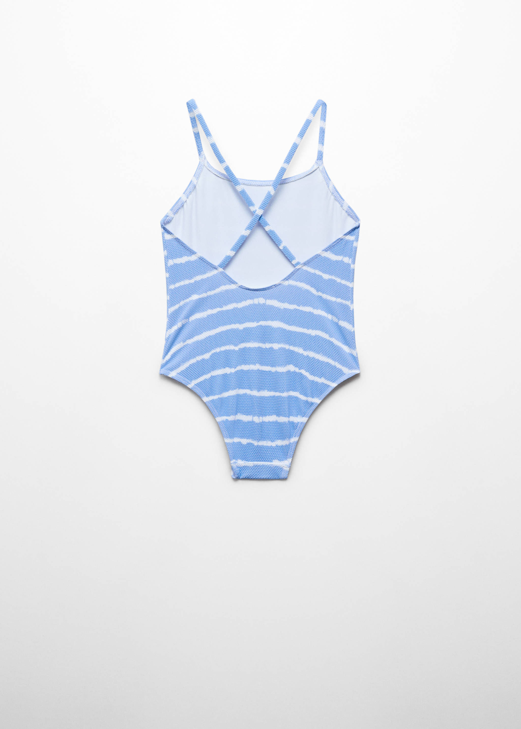 Gemusterter Tie-Dye Badeanzug - Rückseite des Artikels