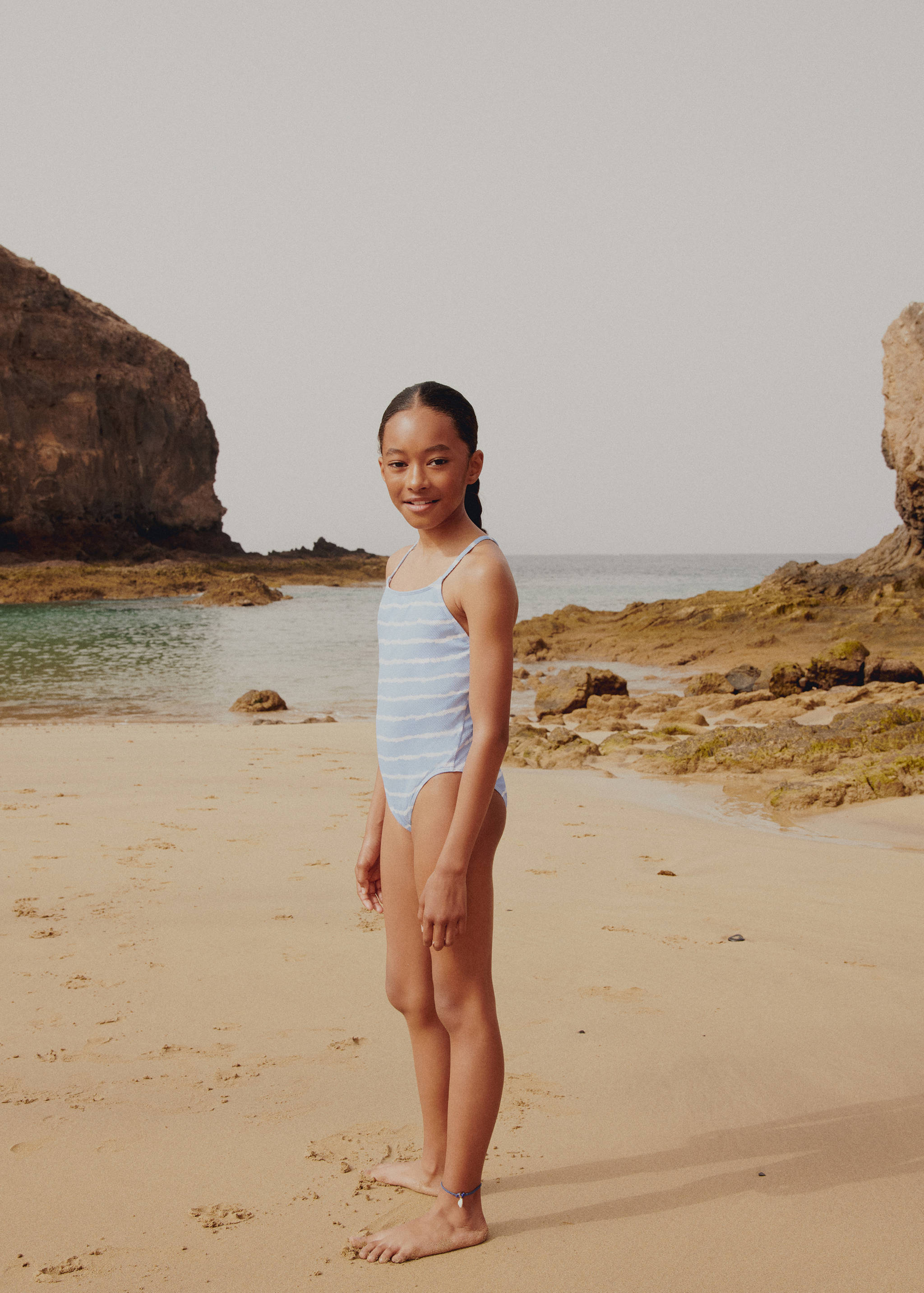 Gemusterter Tie-Dye Badeanzug - Detail des Artikels 5