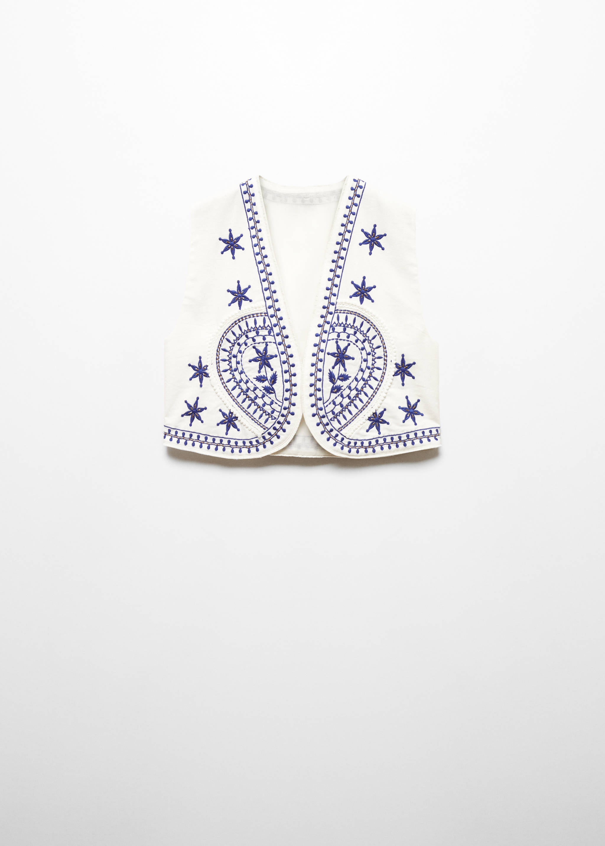 Chaleco bordado abalorios - Artículo sin modelo