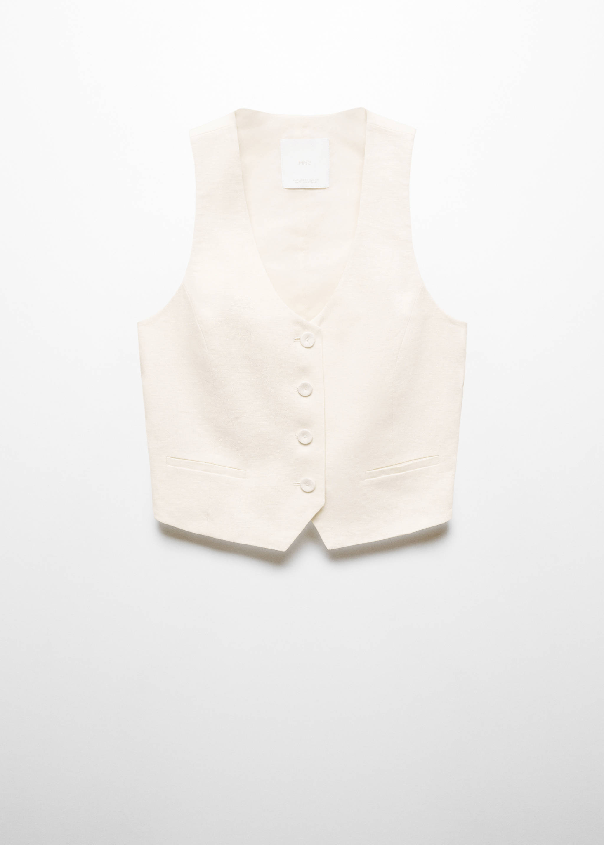 Linen suit waistcoat - Article without model