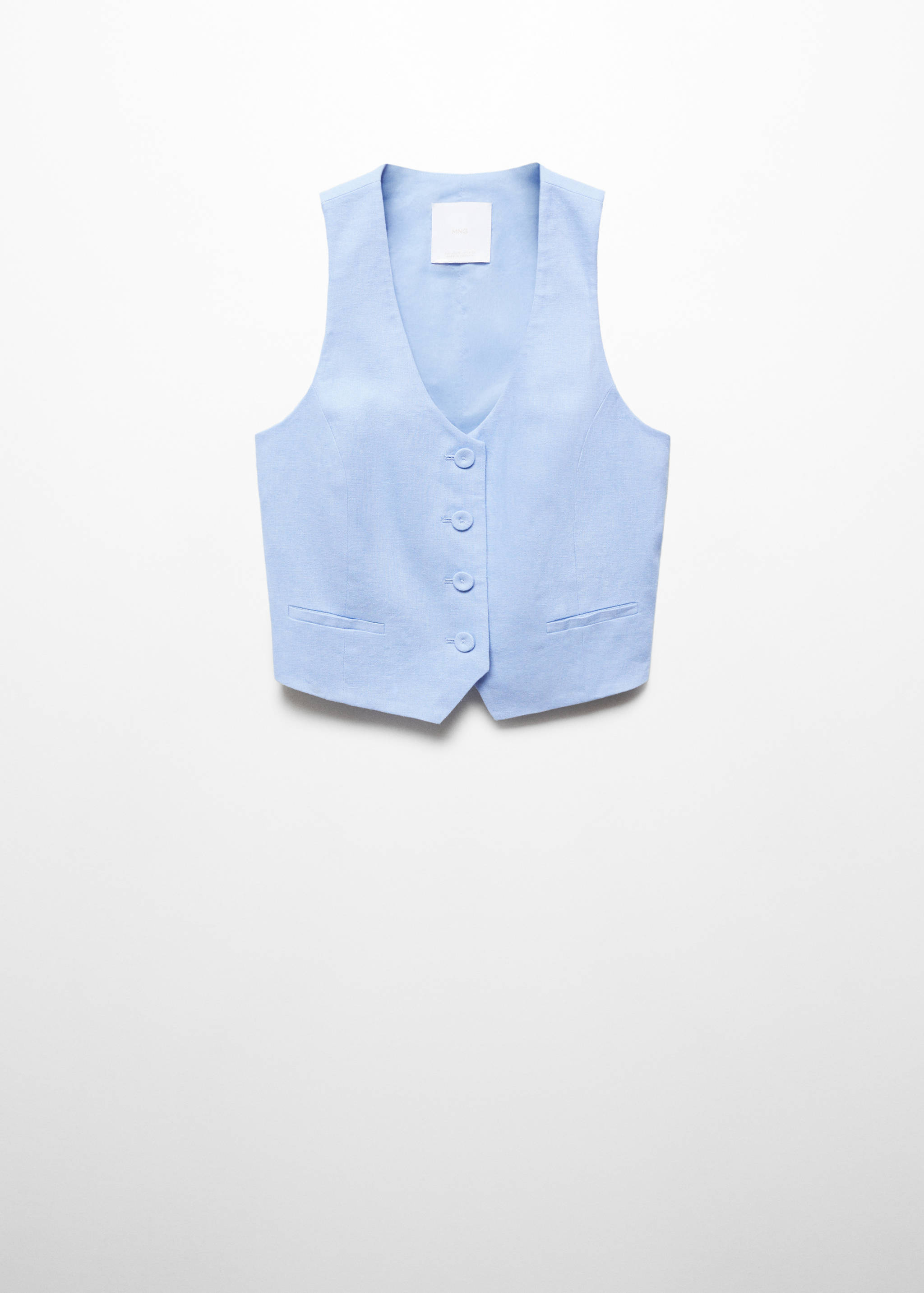 Linen suit waistcoat - Article without model