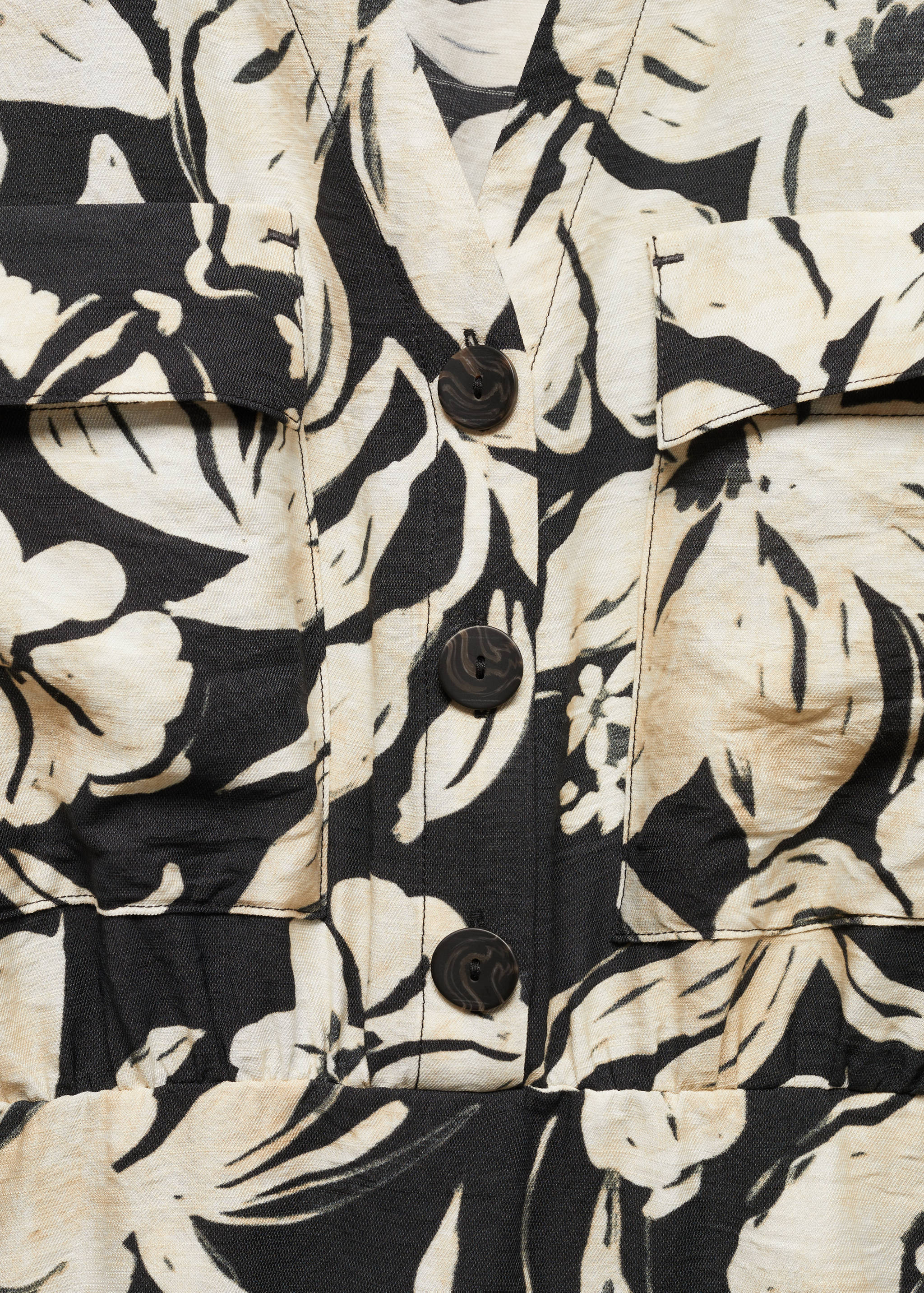 Floral shirt dress - Details of the article 8