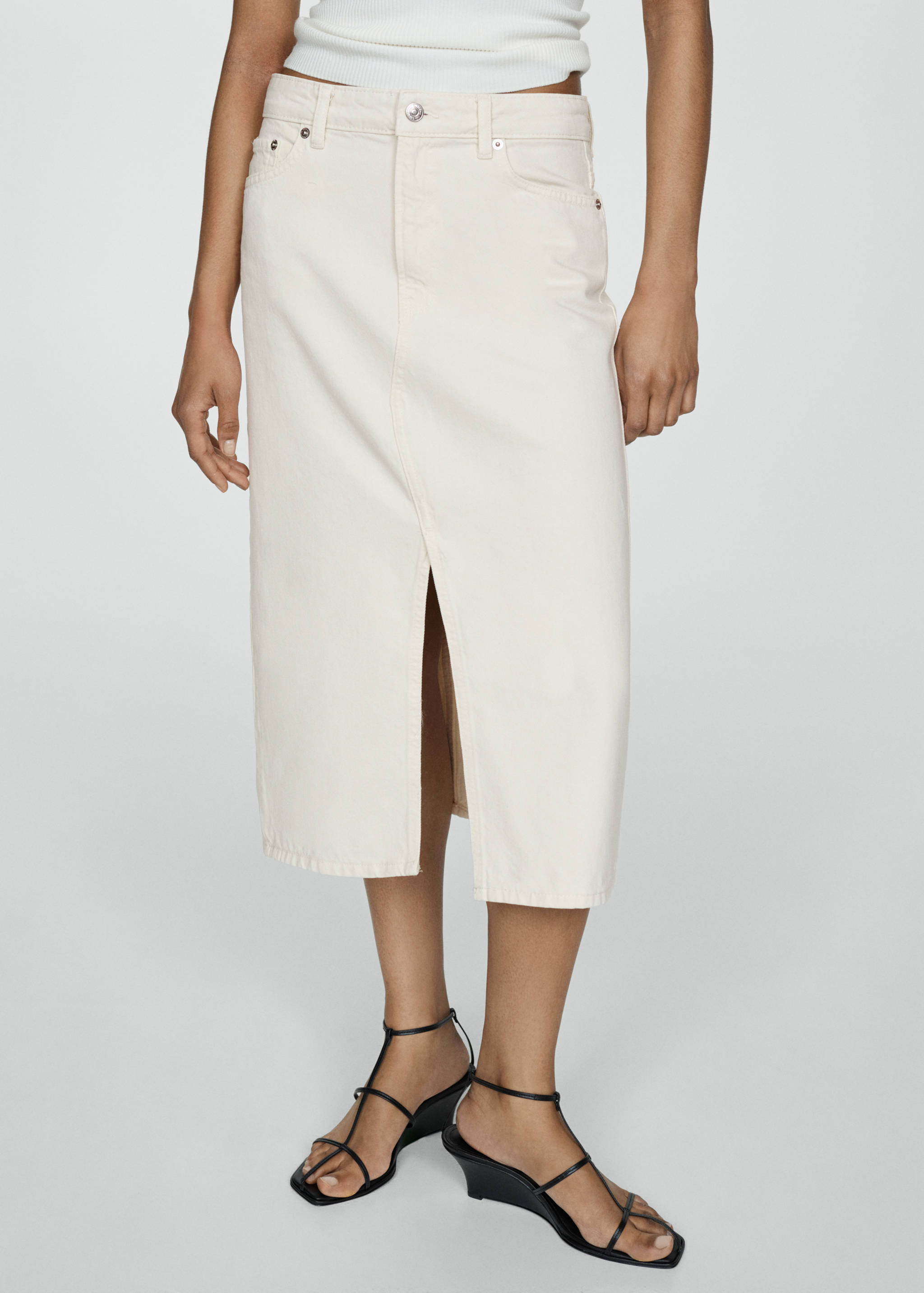 Falda midi vaquera - Detalle del artículo 6