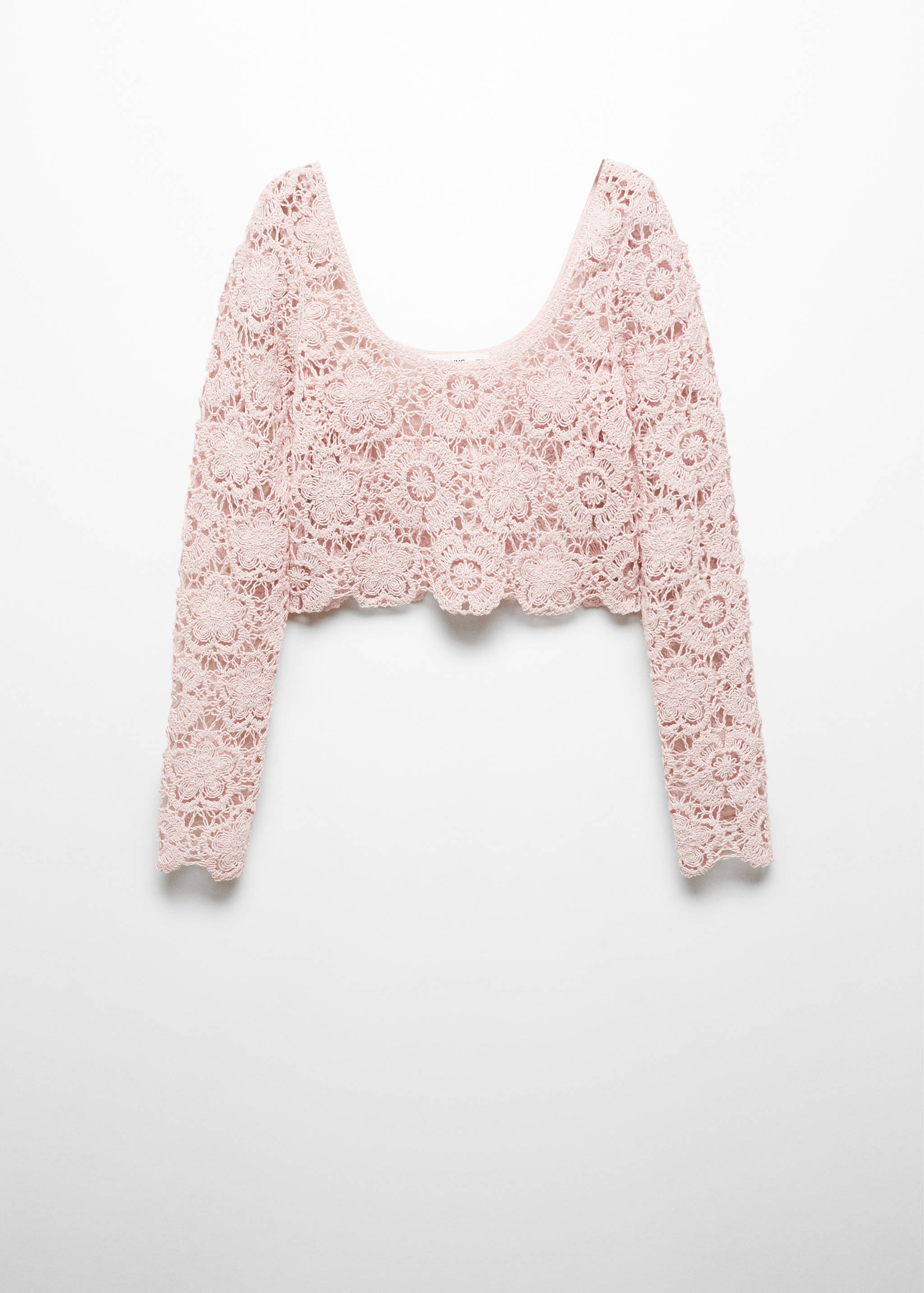 Kurzer Häkelpullover - Artikel ohne Model