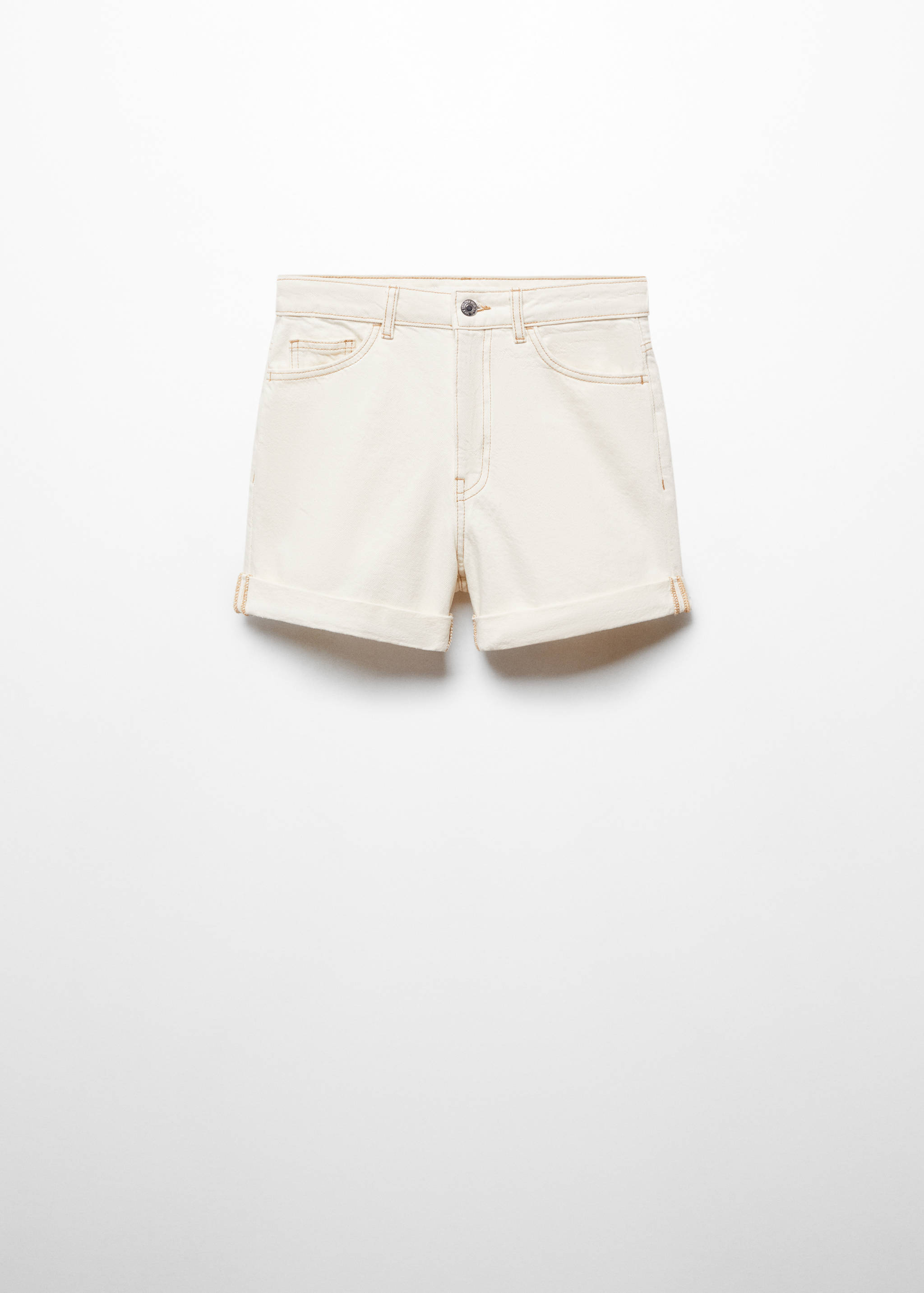 High-rise denim shorts - Article without model