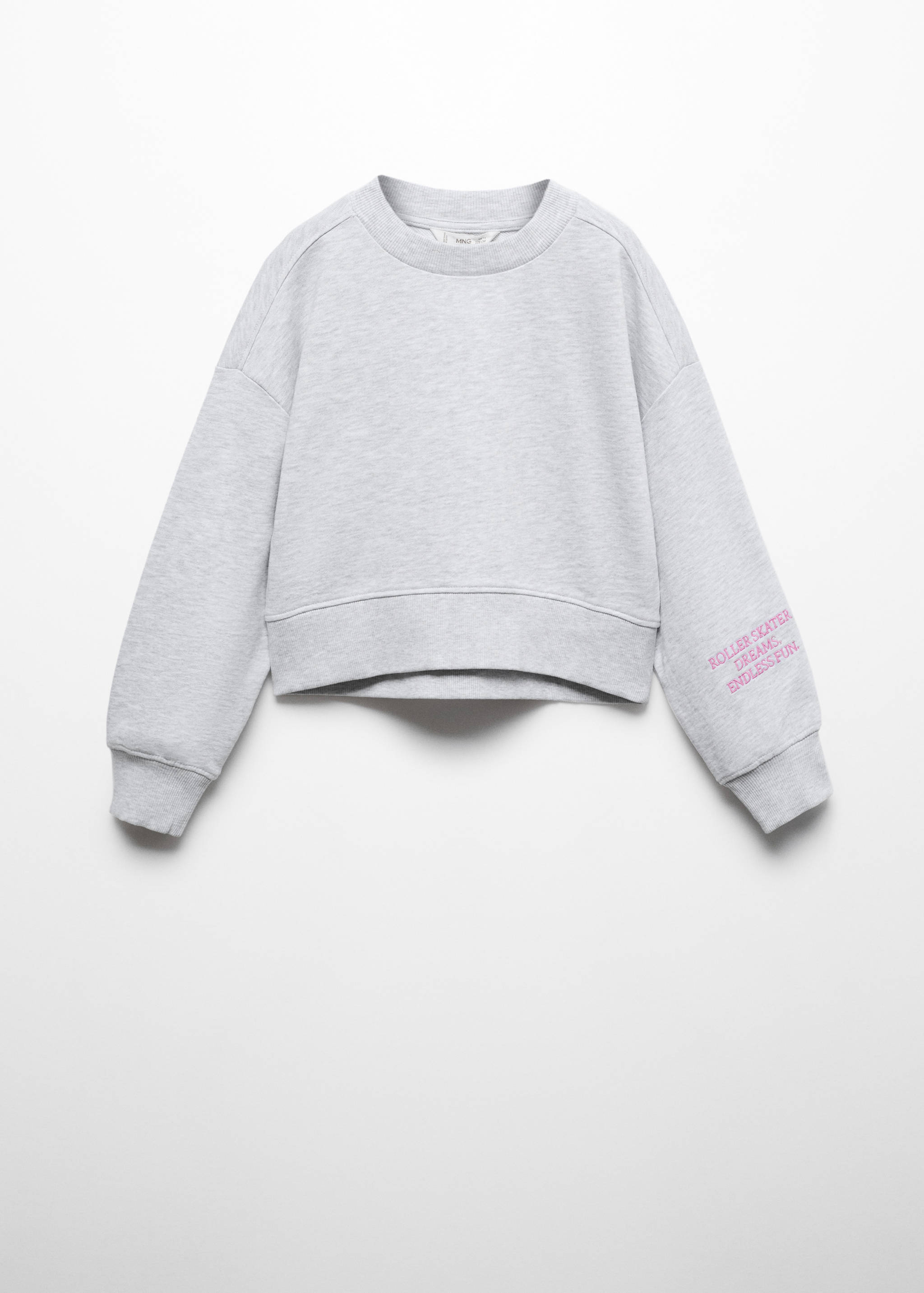 Crop-Sweatshirt mit Schriftzug - Artikel ohne Model